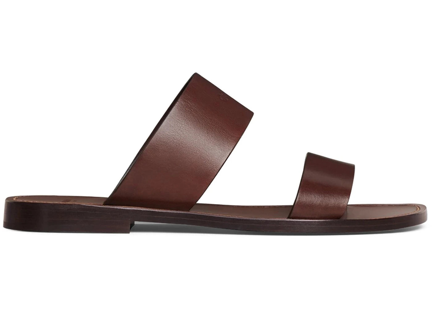 Celine Lerins Slides Dark Brown