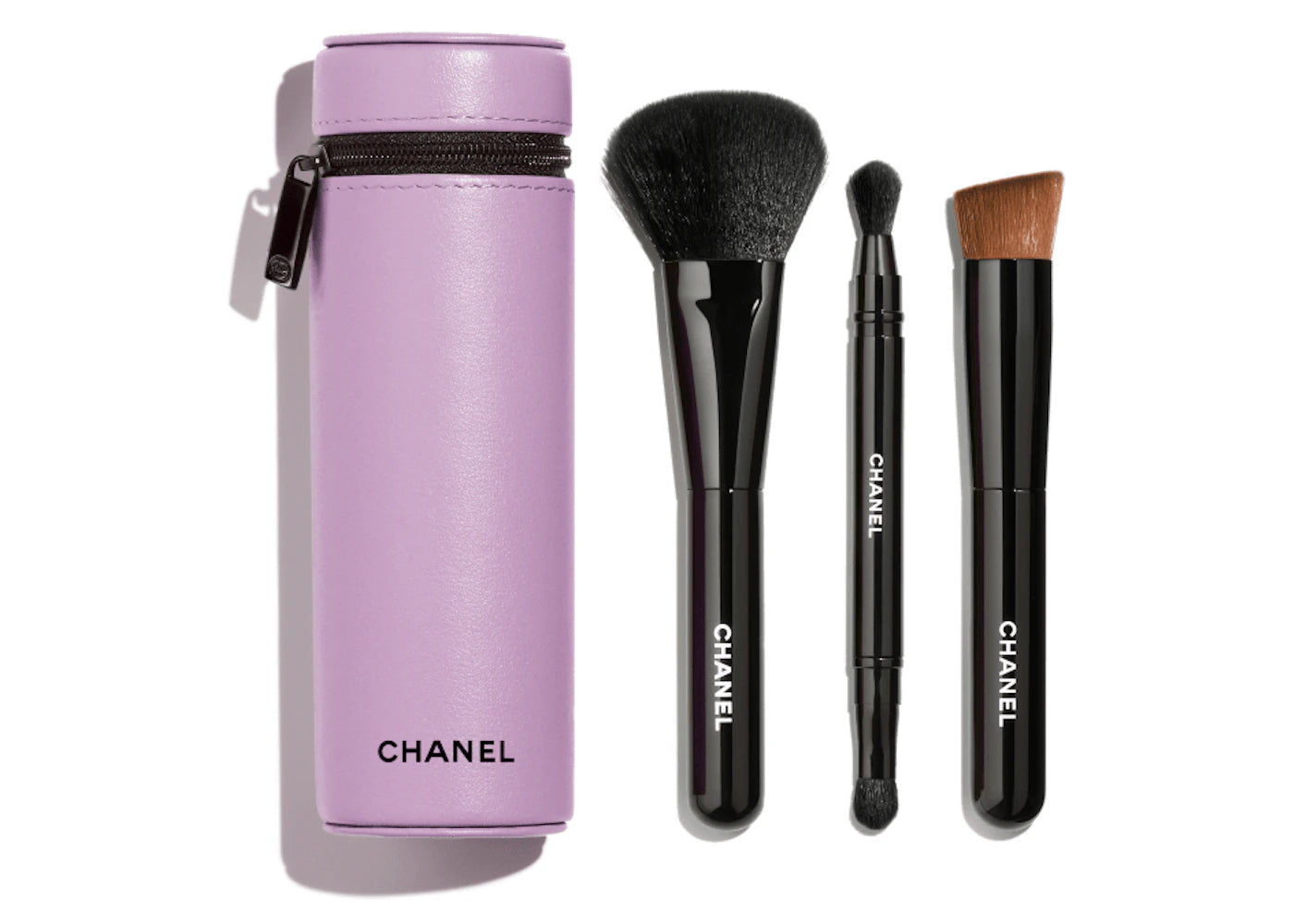 Chanel Codes Couleur Limited-Edition Collection Of 3 Essential Brushes 135 - Immortelle