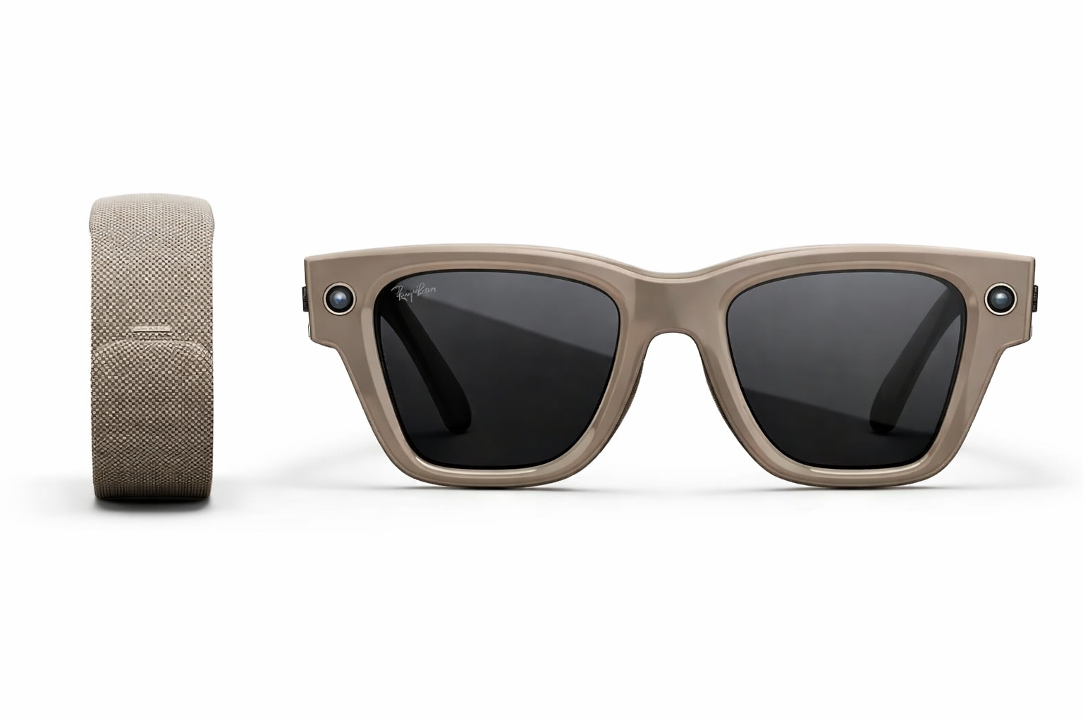 Ray-Ban Meta AI-Powered Display Glasses Sand