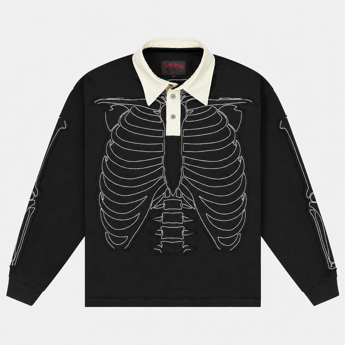 Godspeed Anatomy Polo Shirt (Black)