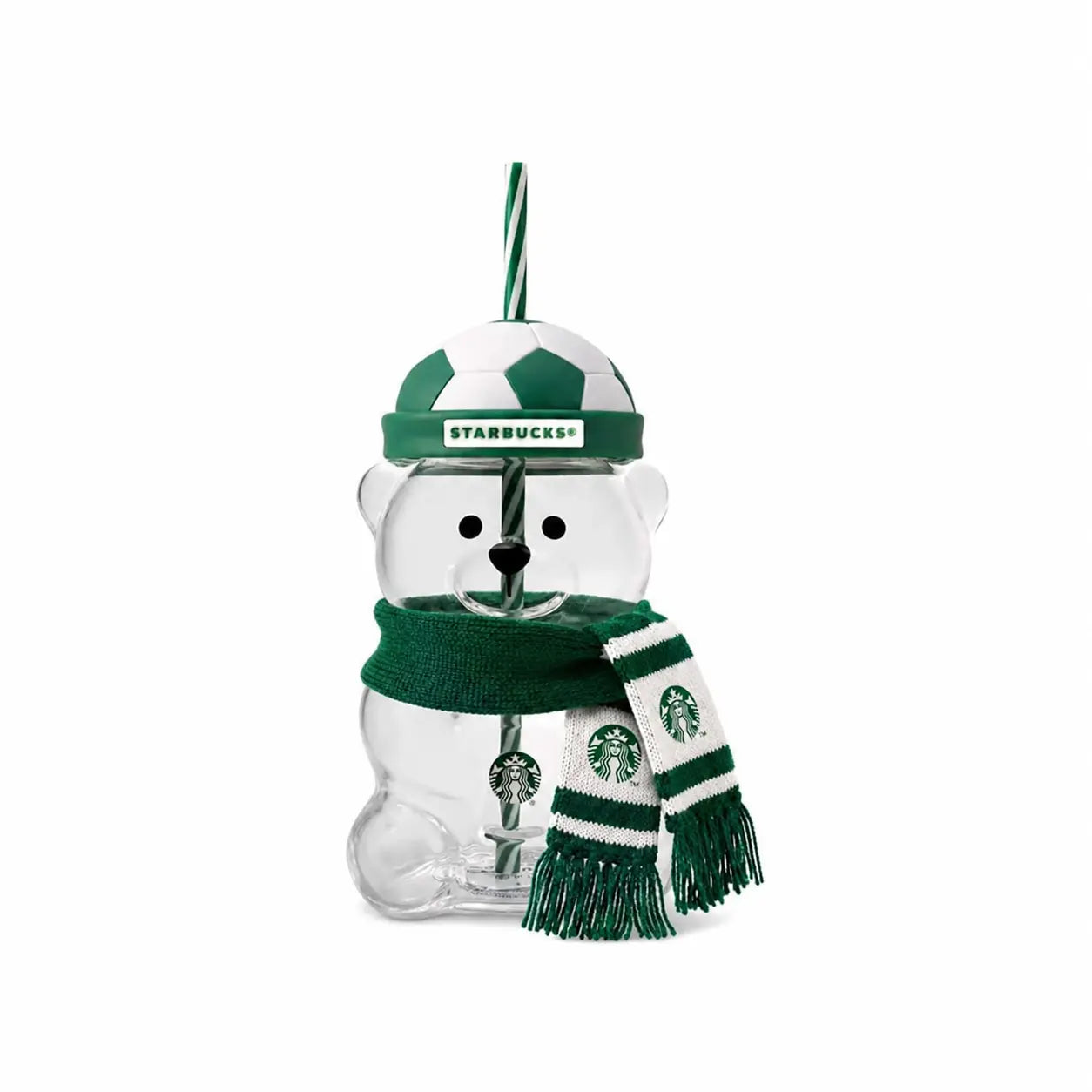 Starbucks Bear Bearista Football Tumbler Cup