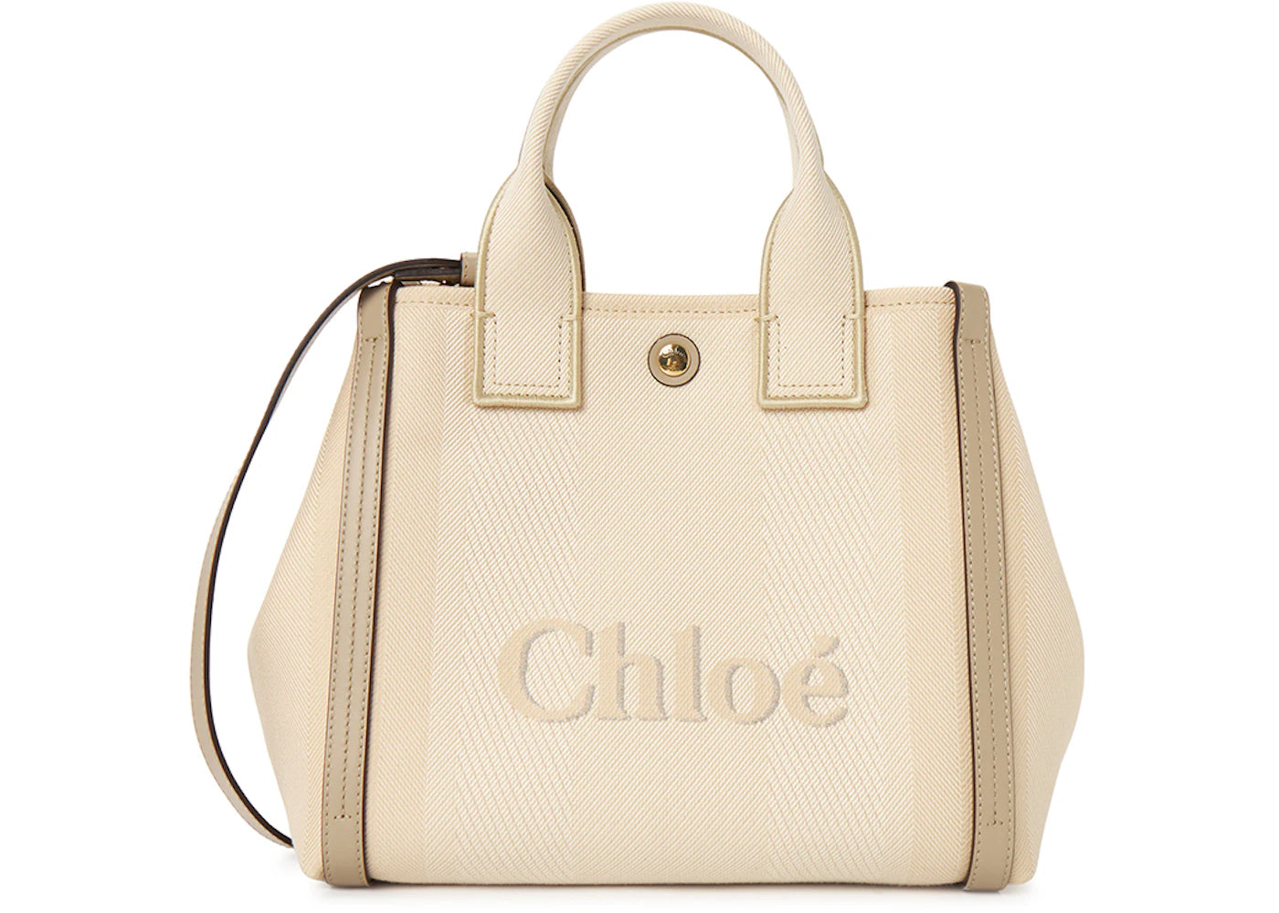 Chloe Small Carry Tote Beige