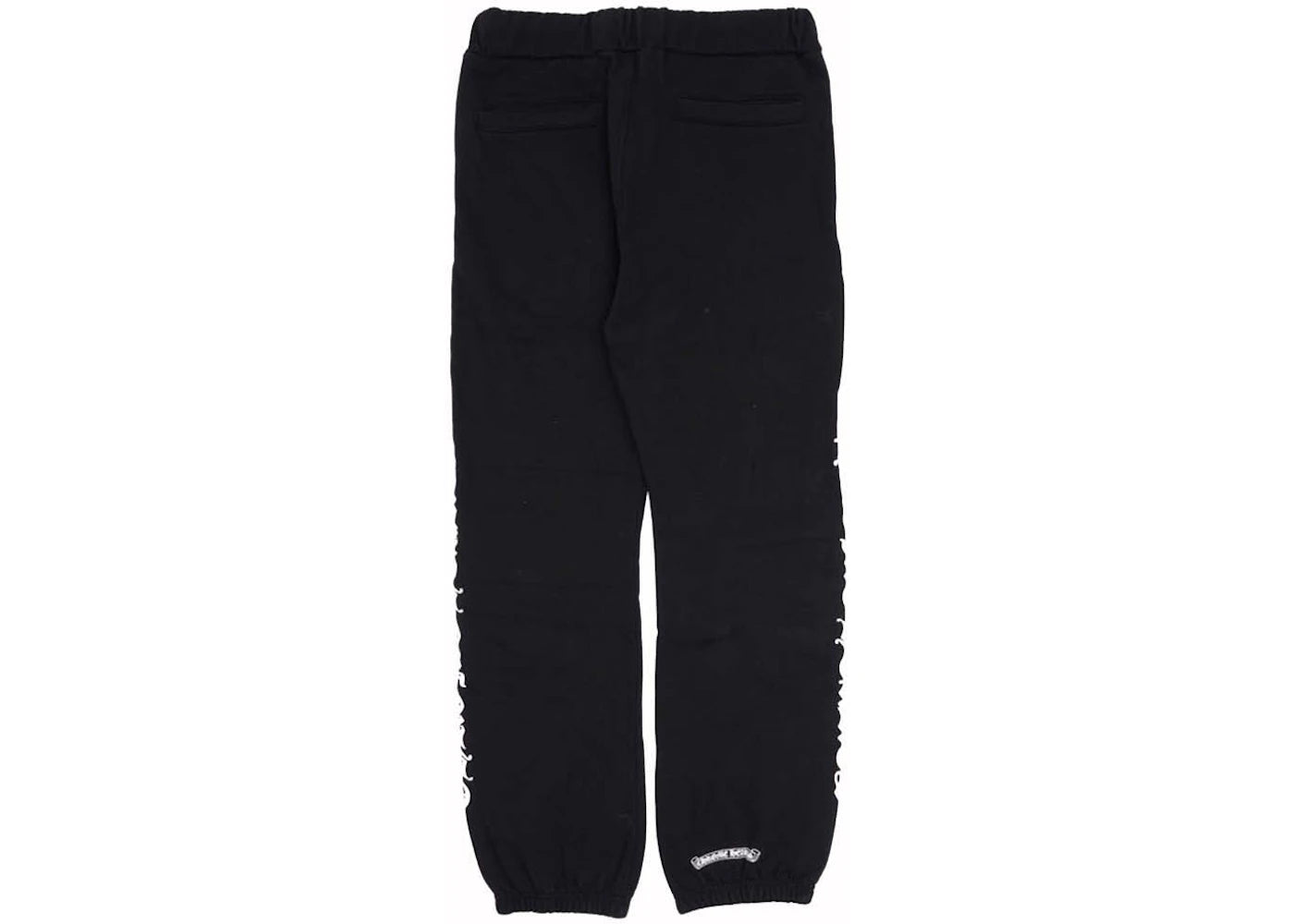 chrome hearts logo sweatpants black