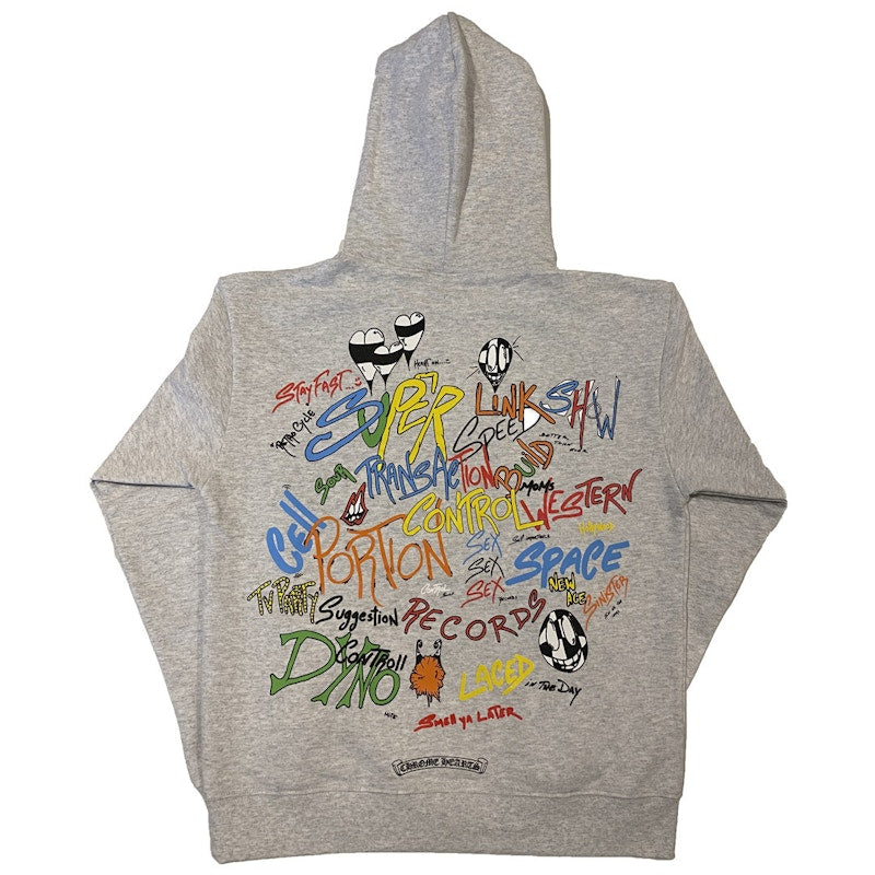 Chrome Hearts Matty Boy Brain Hoodie Heather Grey – Kicks Machine