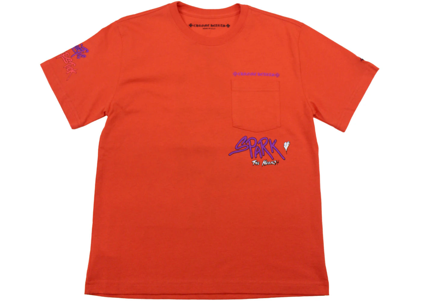 chrome hearts matty boy sadistic lipstick t-shirt red