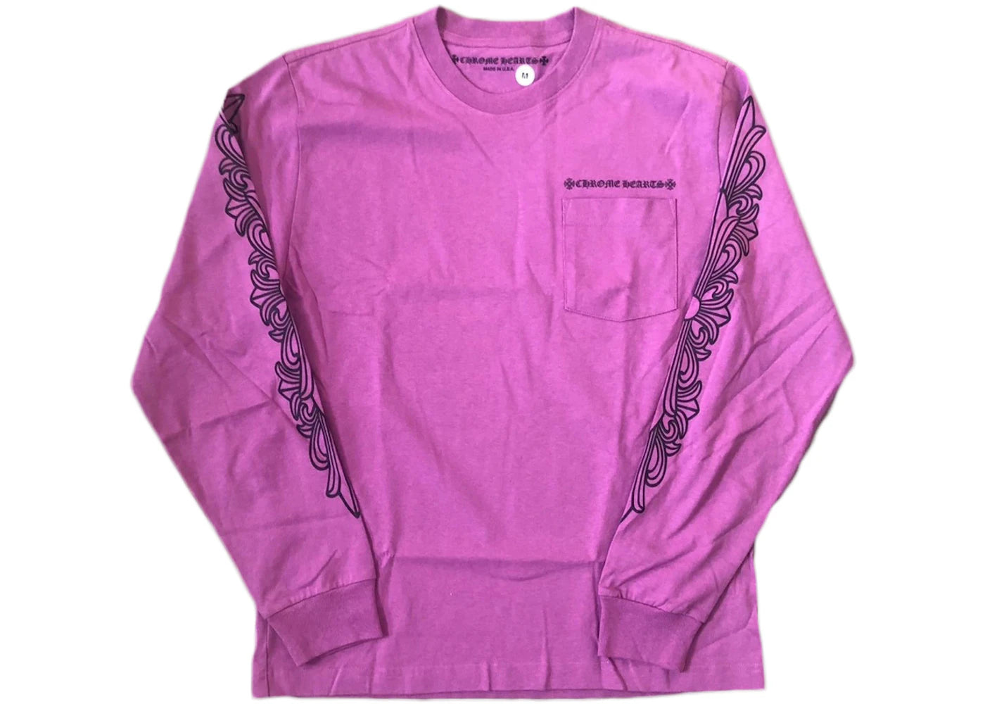 chrome hearts matty boy spider web l/s t-shirt purple