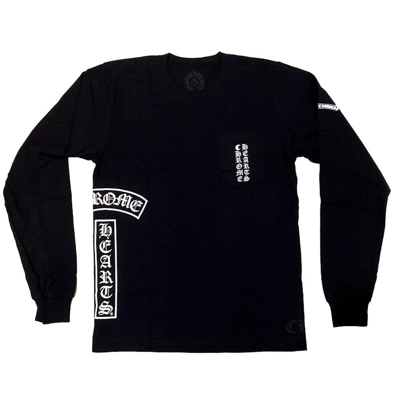 Chrome Hearts Multi Logo L/S T-Shirt Black – Kicks Machine