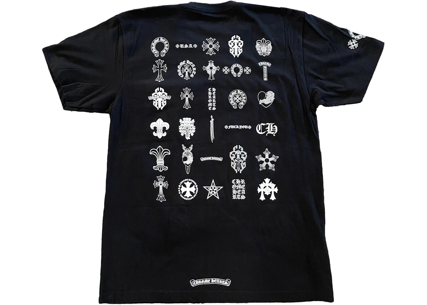 chrome hearts multi logo t-shirt black