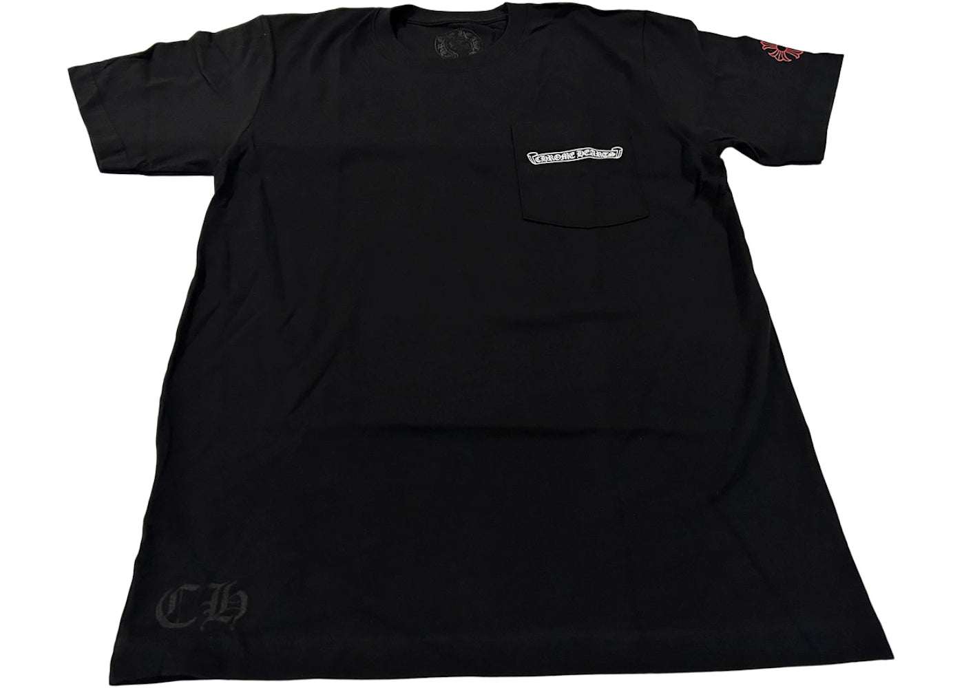 chrome hearts nyc exclusive t-shirt black/red