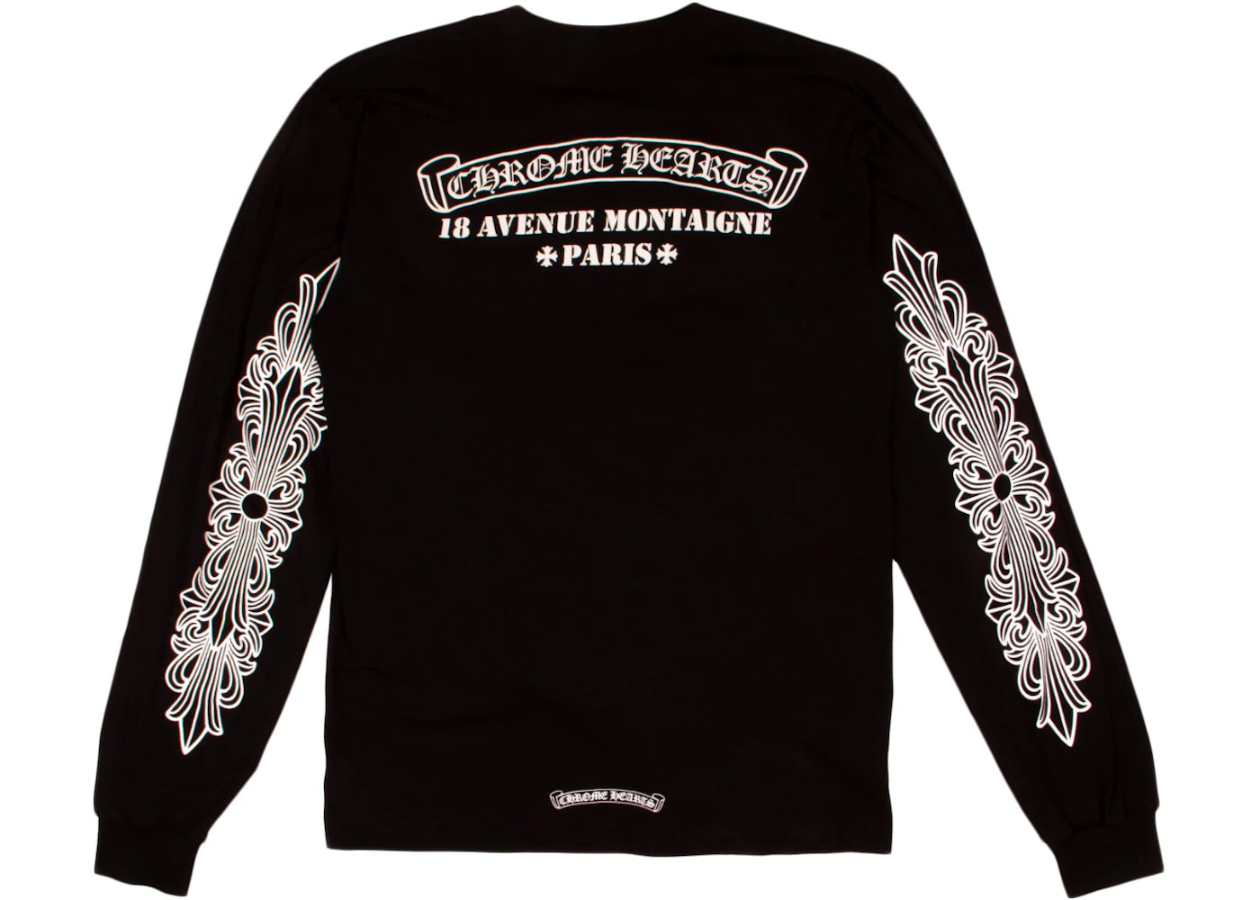 chrome hearts paris excluisve l/s t-shirt black