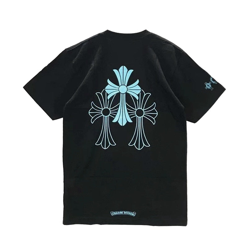 Chrome Hearts Triple Cross Logo Tシャツ Chrome Hearts Triple Cross Logo S/S T-Shirt Black – Kicks