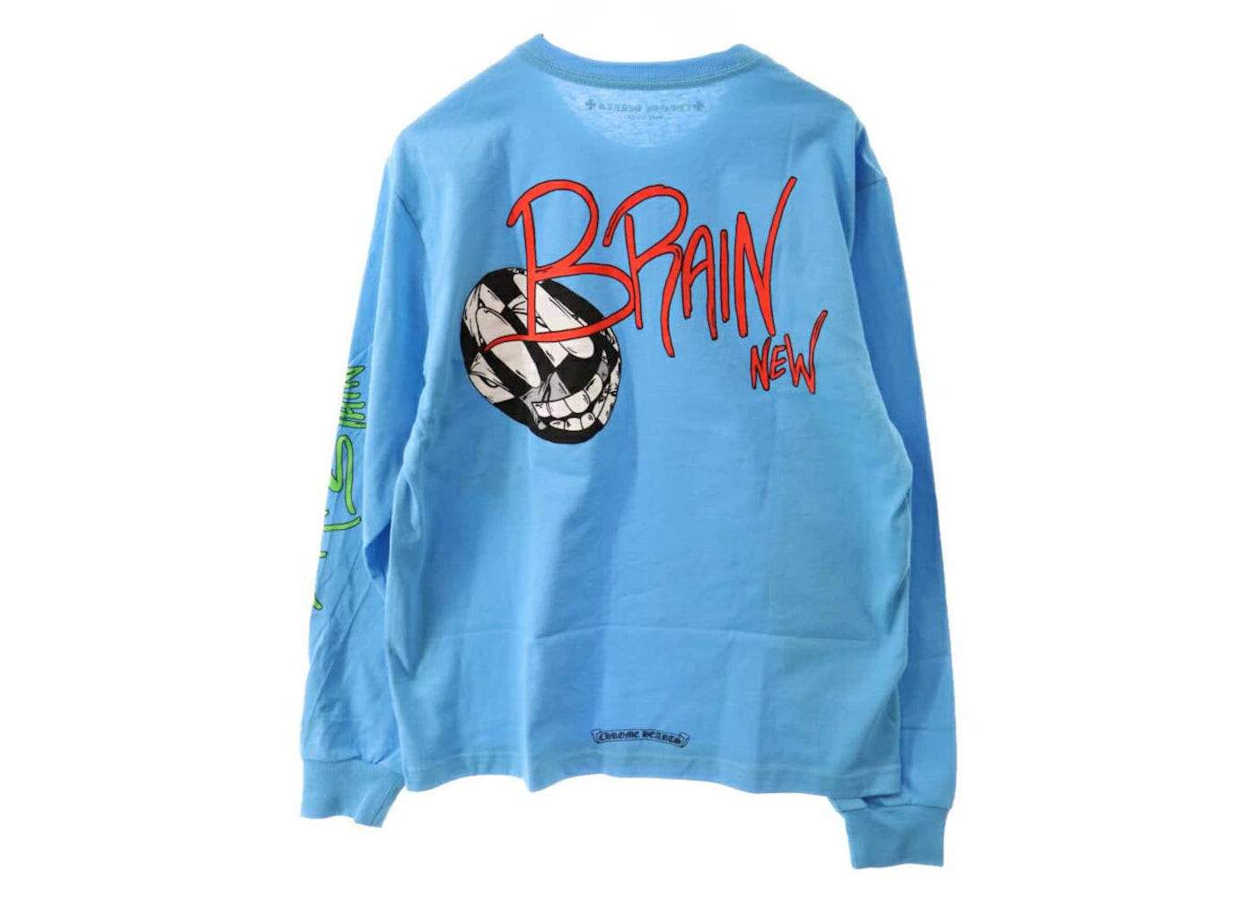 chrome hearts x matty boy brain new l/s t-shirt blue