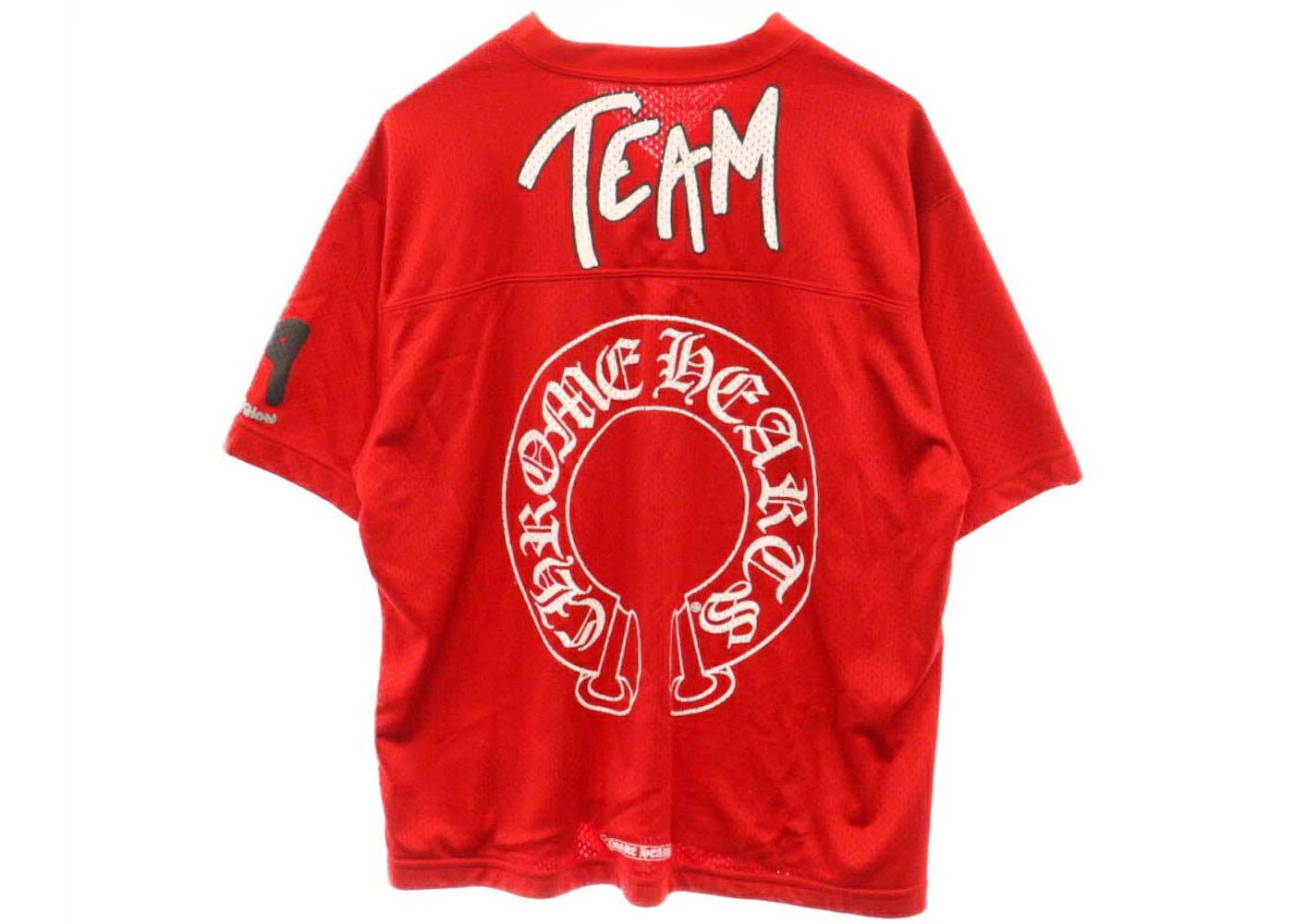 chrome hearts x matty boy ppo form team mesh warm up jersey t-shirt red