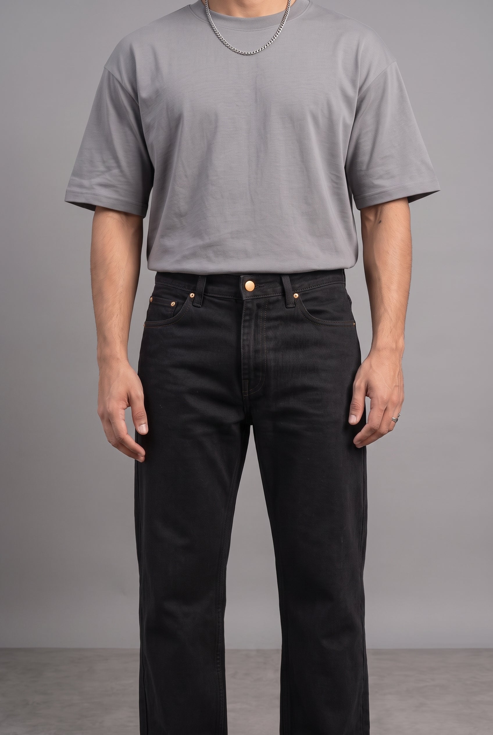 CLASSIC BLACK DENIM MEN'S JEANS