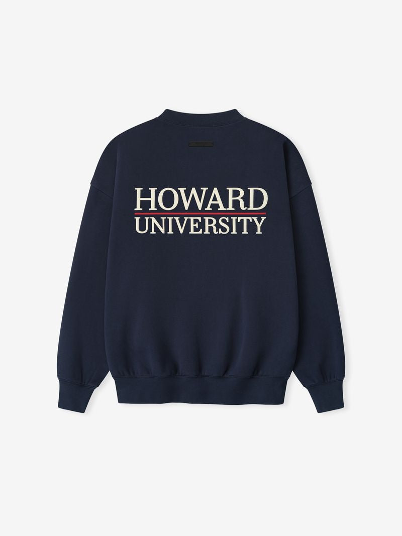 Essentials Howard University Sport Crewneck Navy