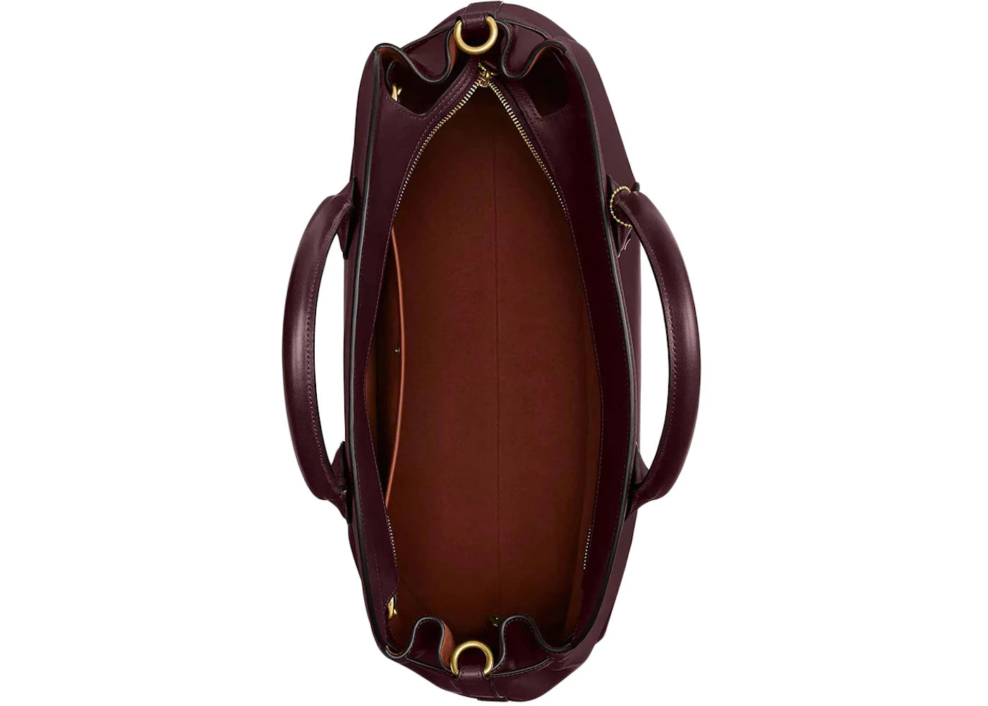 Coach Soft Empire Carryall Bag 48 Brass/Merlot
