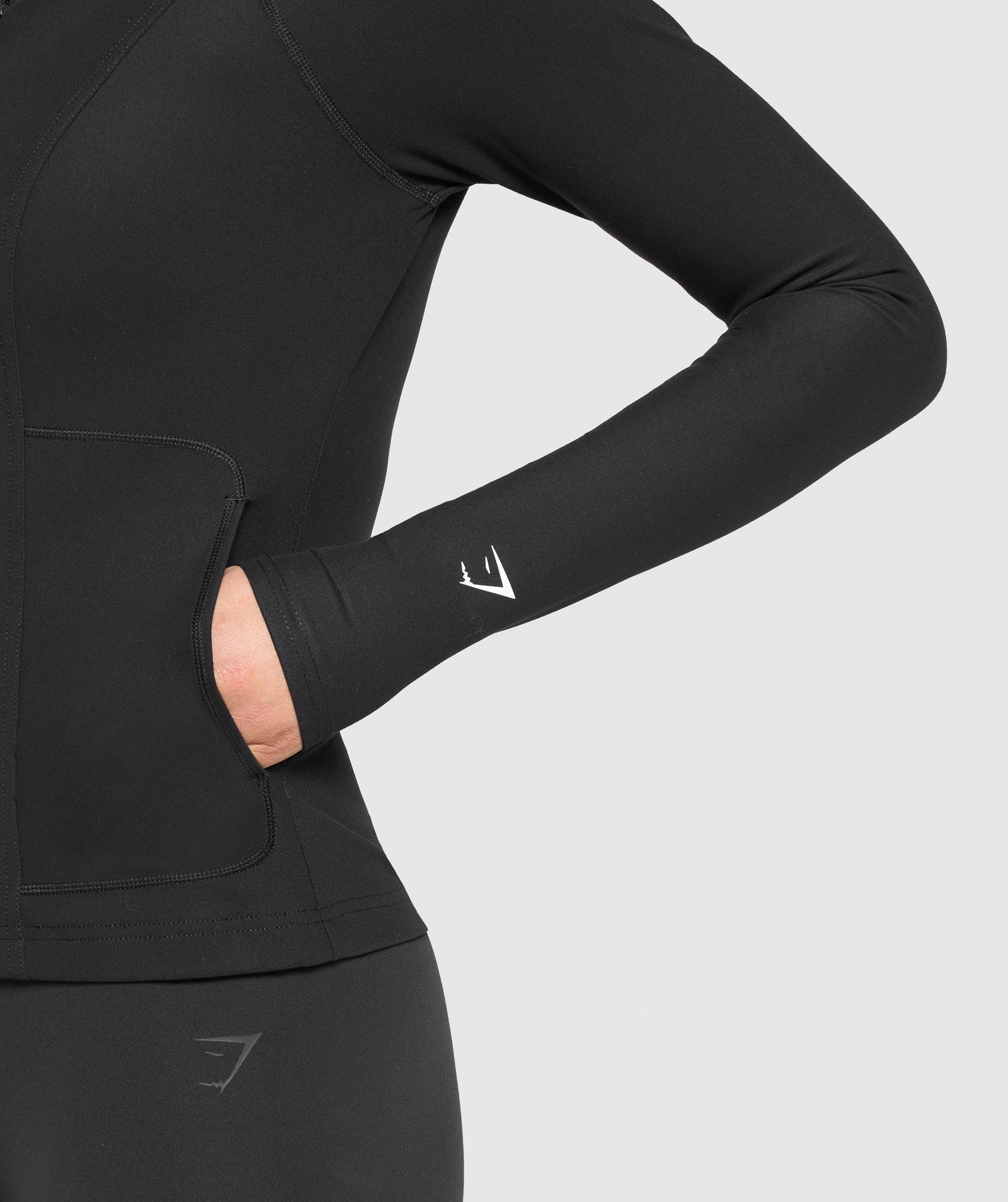 Women's Gymshark Conditioning Full Zip Jacket Black