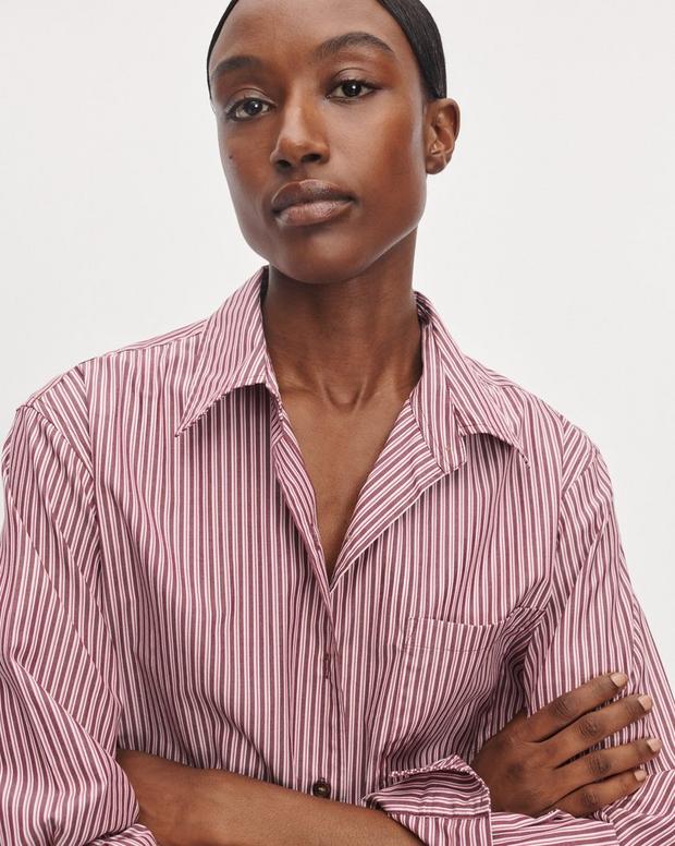 Rag & Bone Connie Striped Poplin Shirt