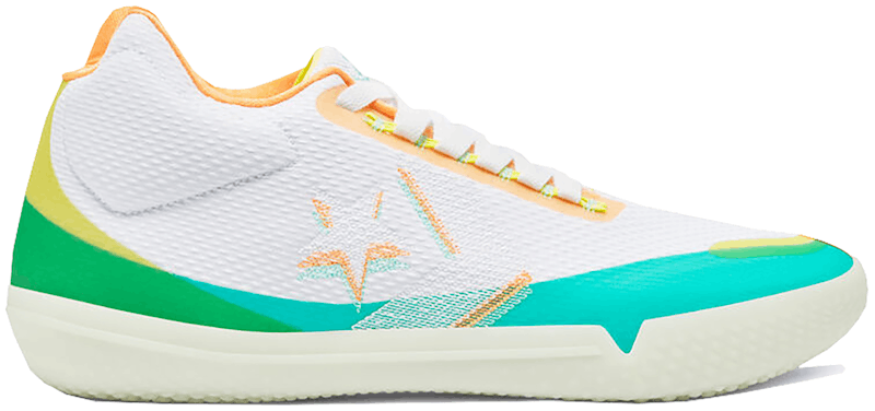 Converse All Star Bb Evo Hi-Vis White Green Glow – Kicks Machine