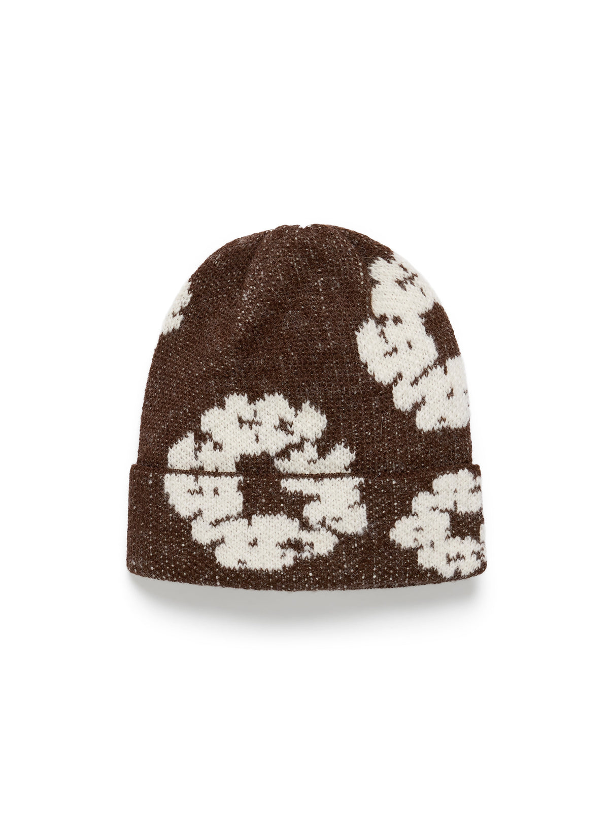 Denim Tears Cotton Wreath Alpaca Wool Knit Beanie Brown