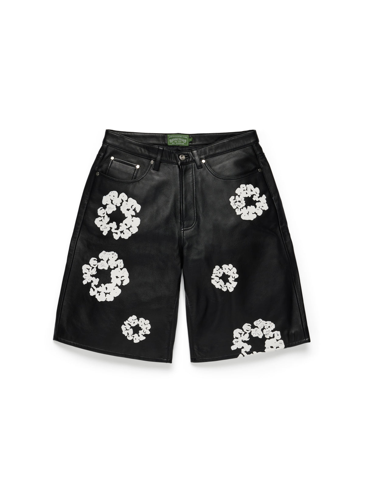 Denim Tears Cotton Wreath Leather Short