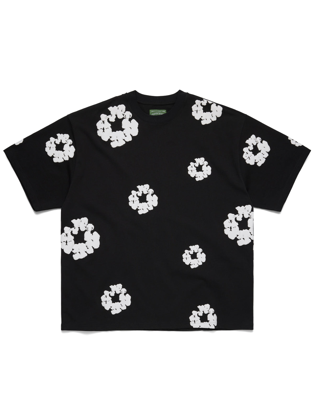 Denim Tears Cotton Wreath 2000s Tee Black