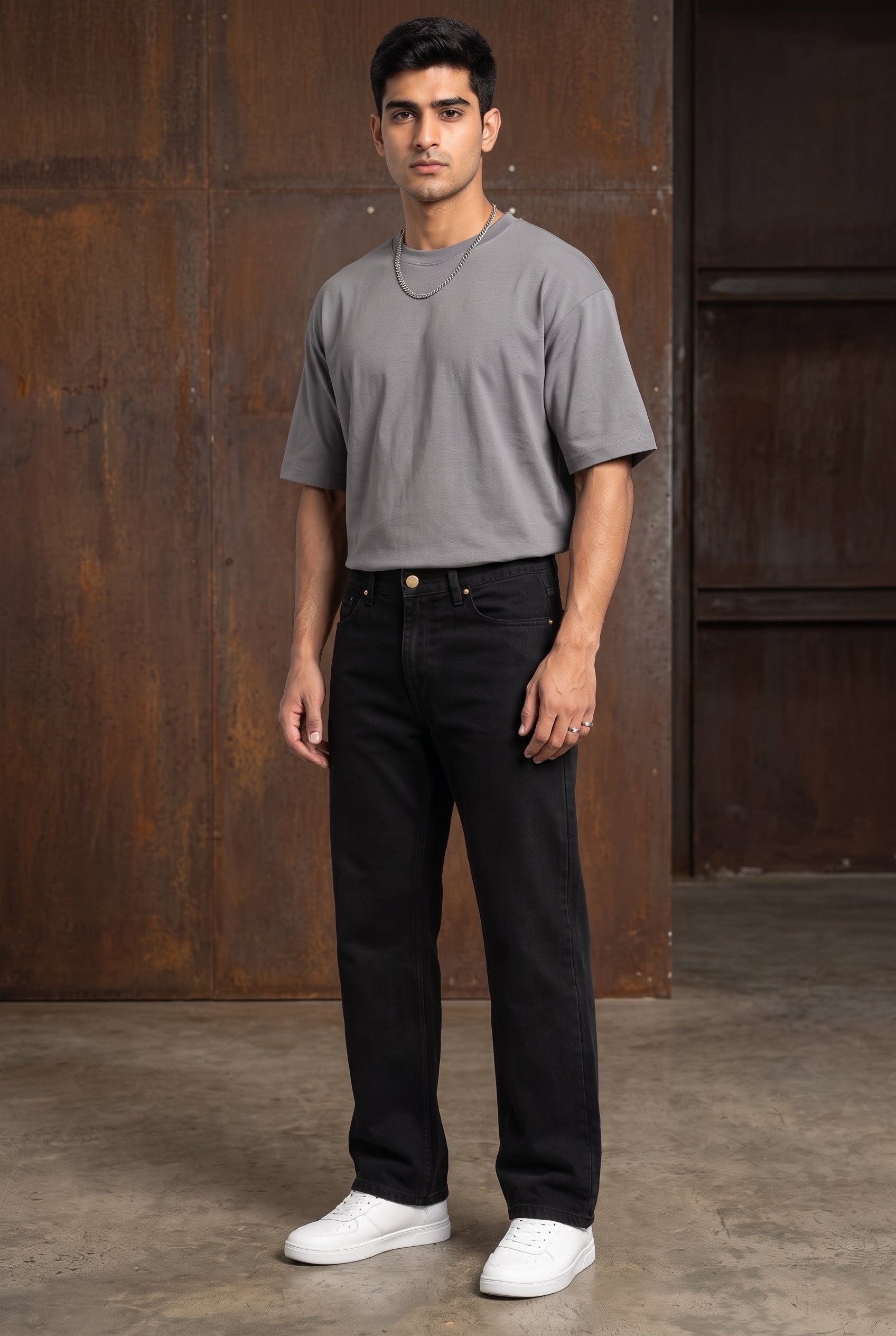 CLASSIC BLACK DENIM MEN'S JEANS