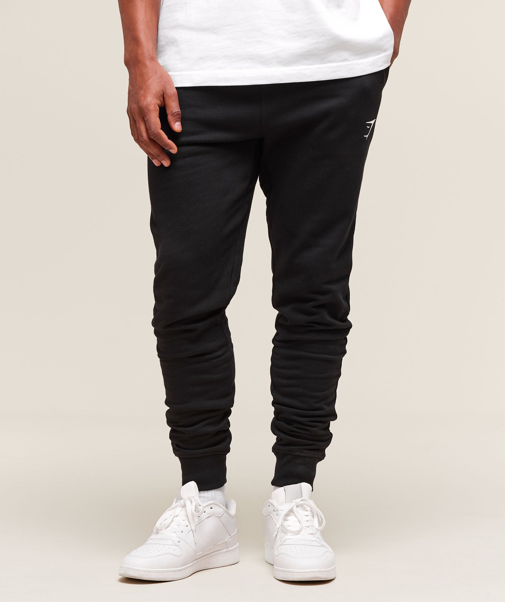 Gymshark Crest Tall Joggers Black