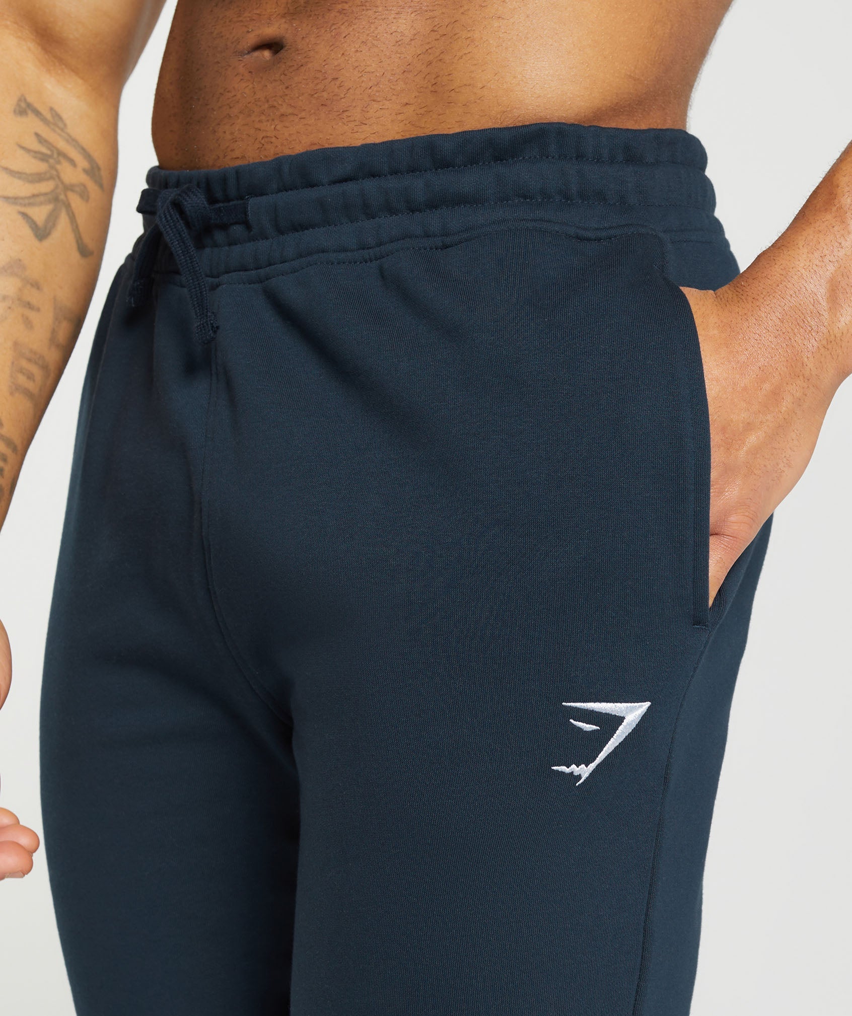 Gymshark Crest Joggers Navy