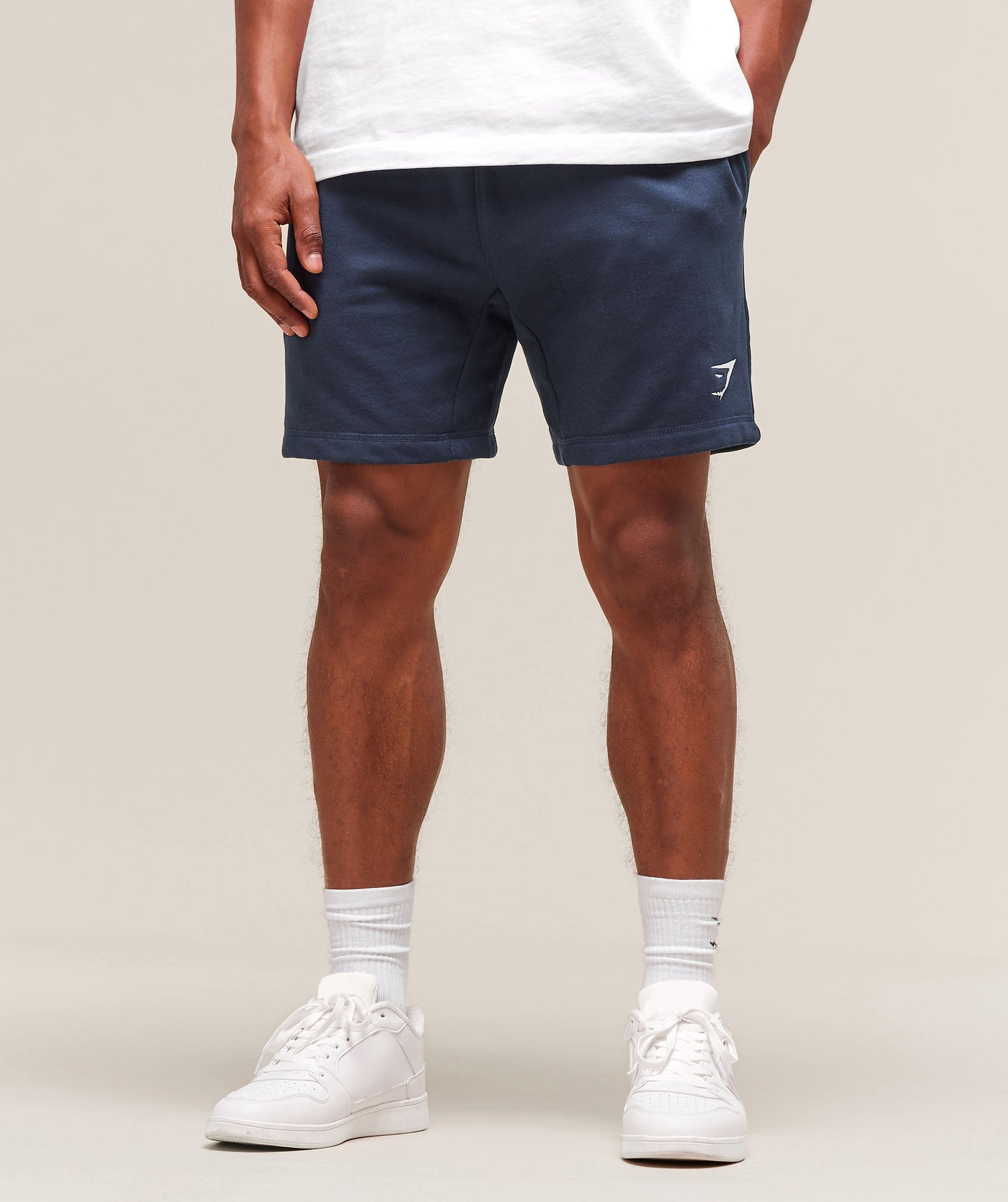 Gymshark Crest 7" Shorts Navy