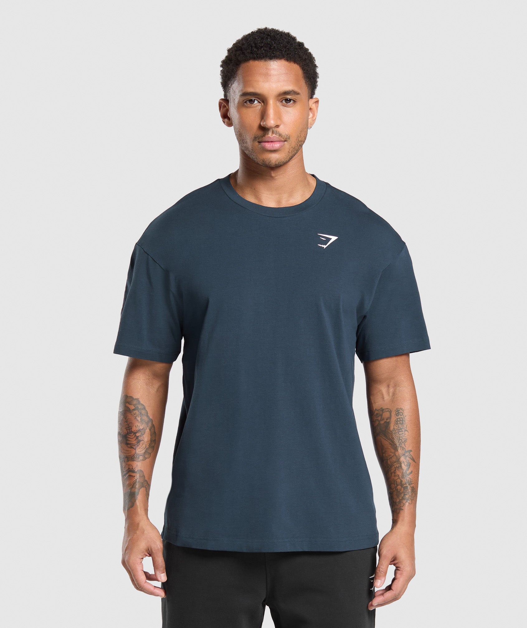 Gymshark Crest T-Shirt Navy