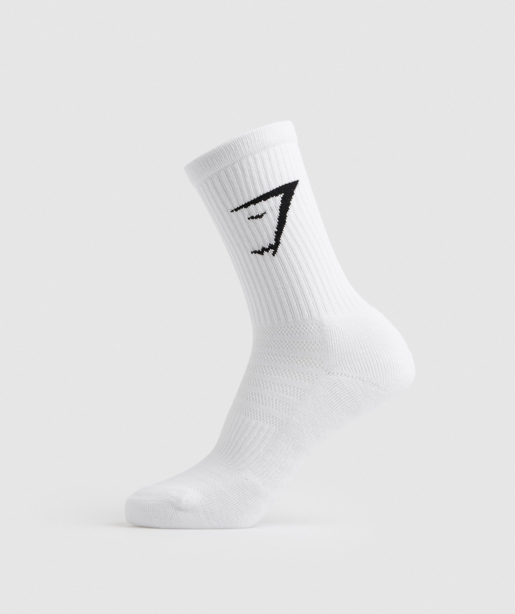 Gymshark Crew Socks 3Pk White