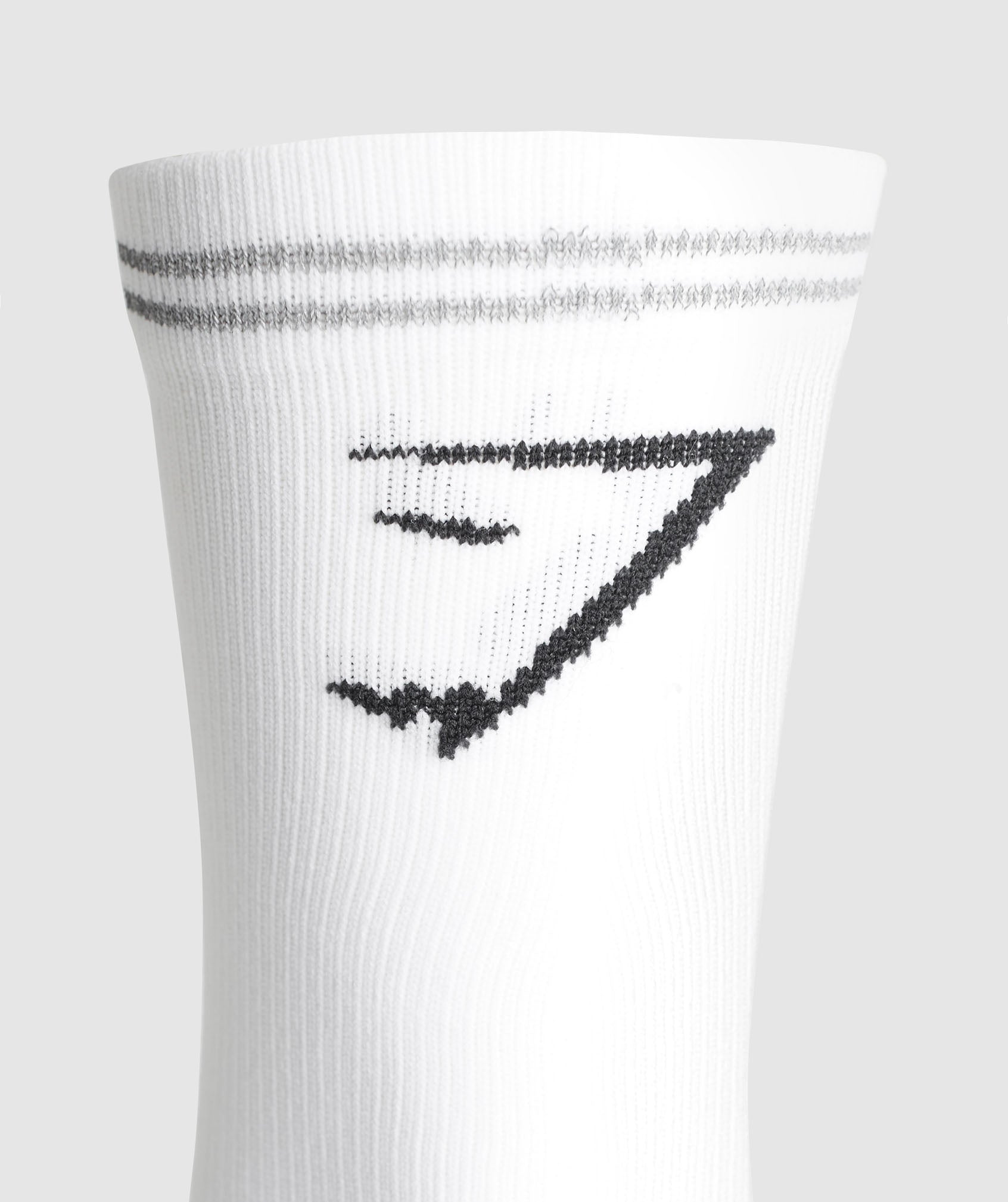 Women's Gymshark Crew Running Socks White