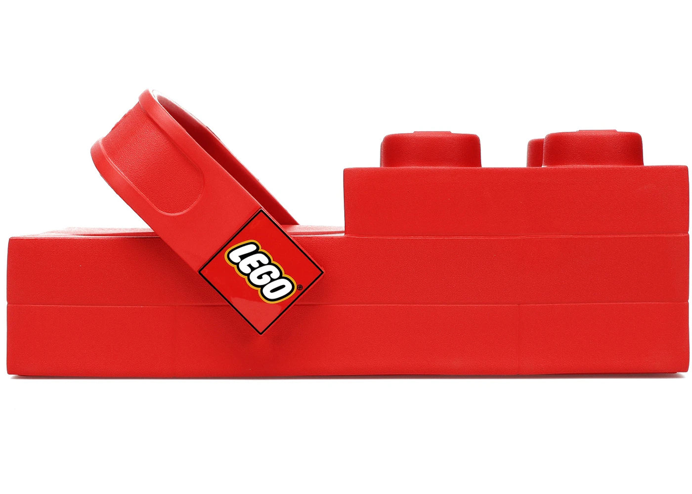 Crocs Brick Clog Lego Red