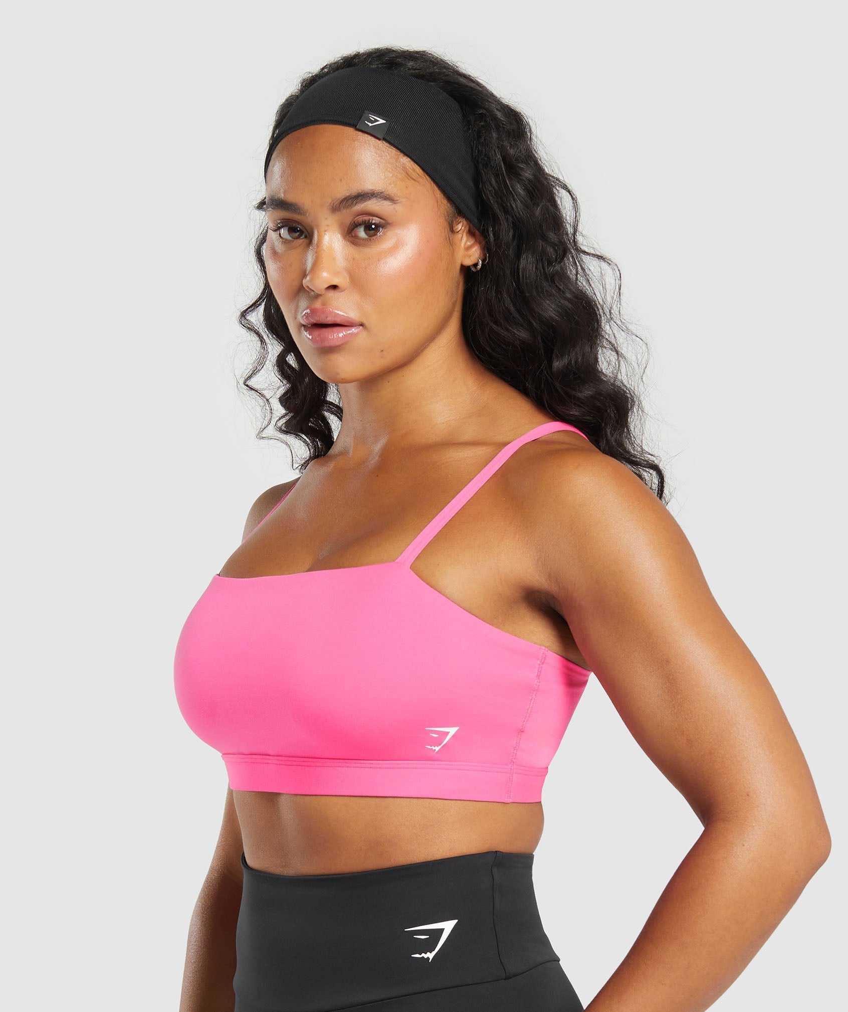 Women's Gymshark Cut Out Bandeau Physical Pink