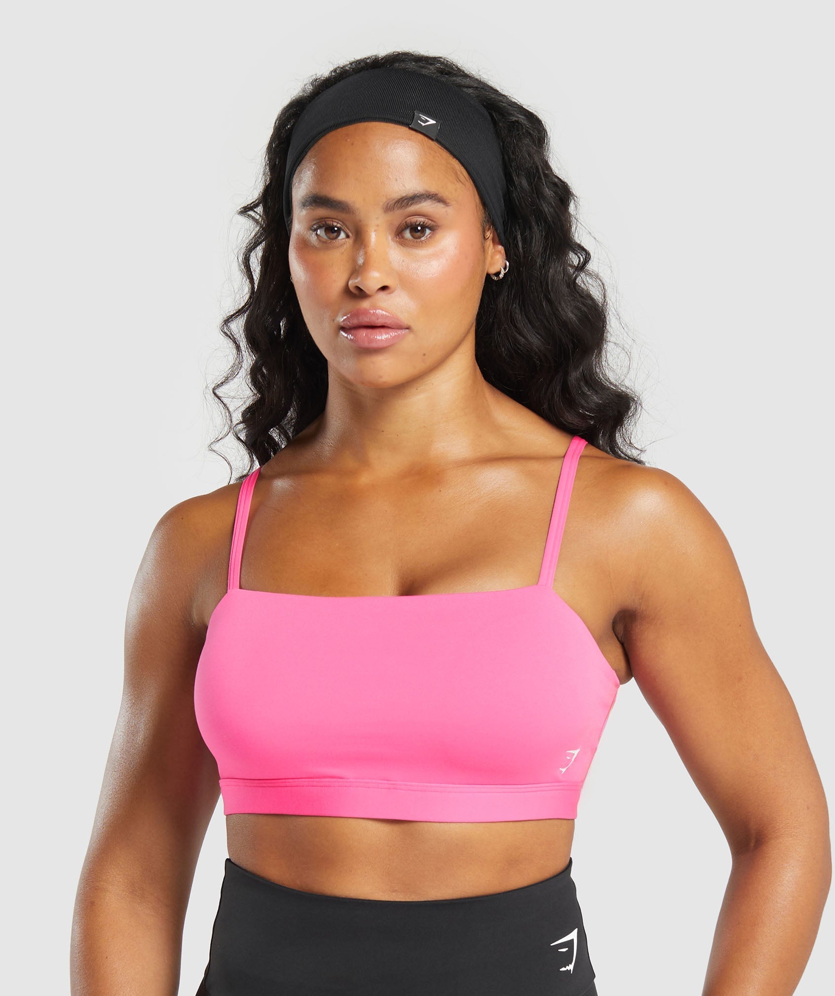 Women's Gymshark Cut Out Bandeau Physical Pink