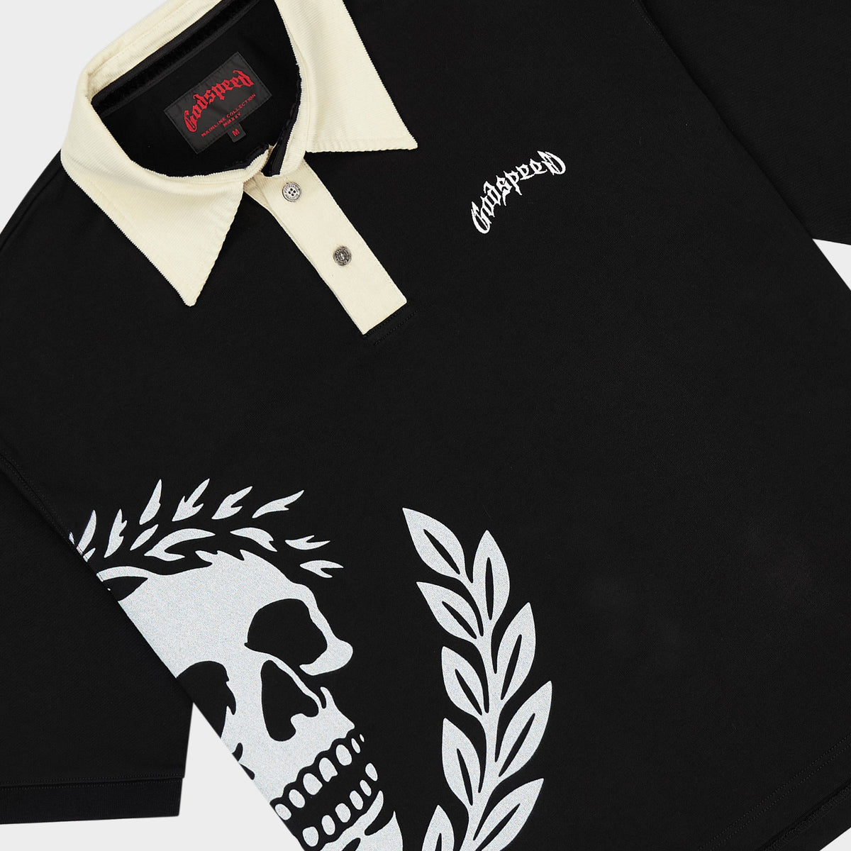 Godspeed Victor Oversized Crest Polo (Black)