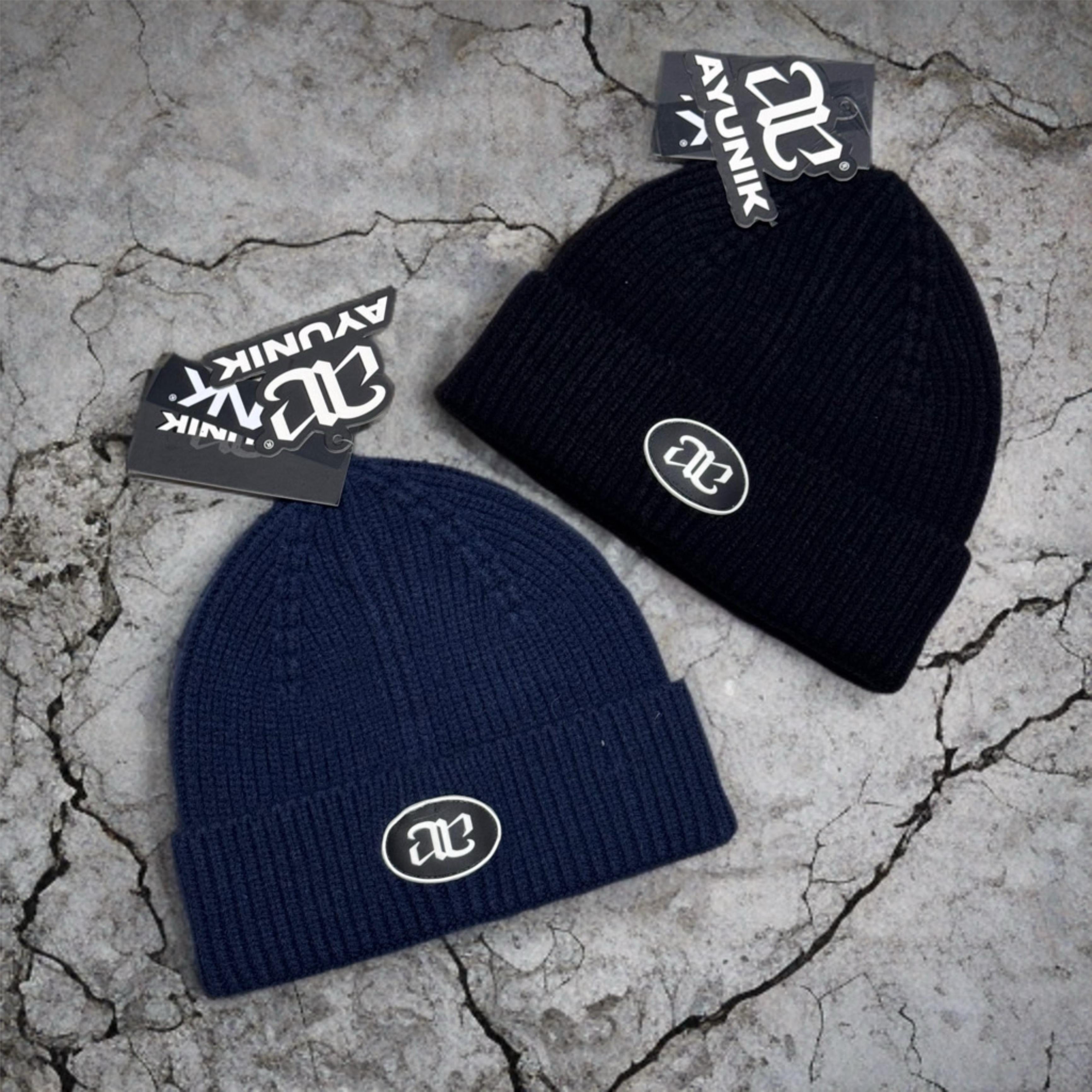 Navy Ribbed Beanie