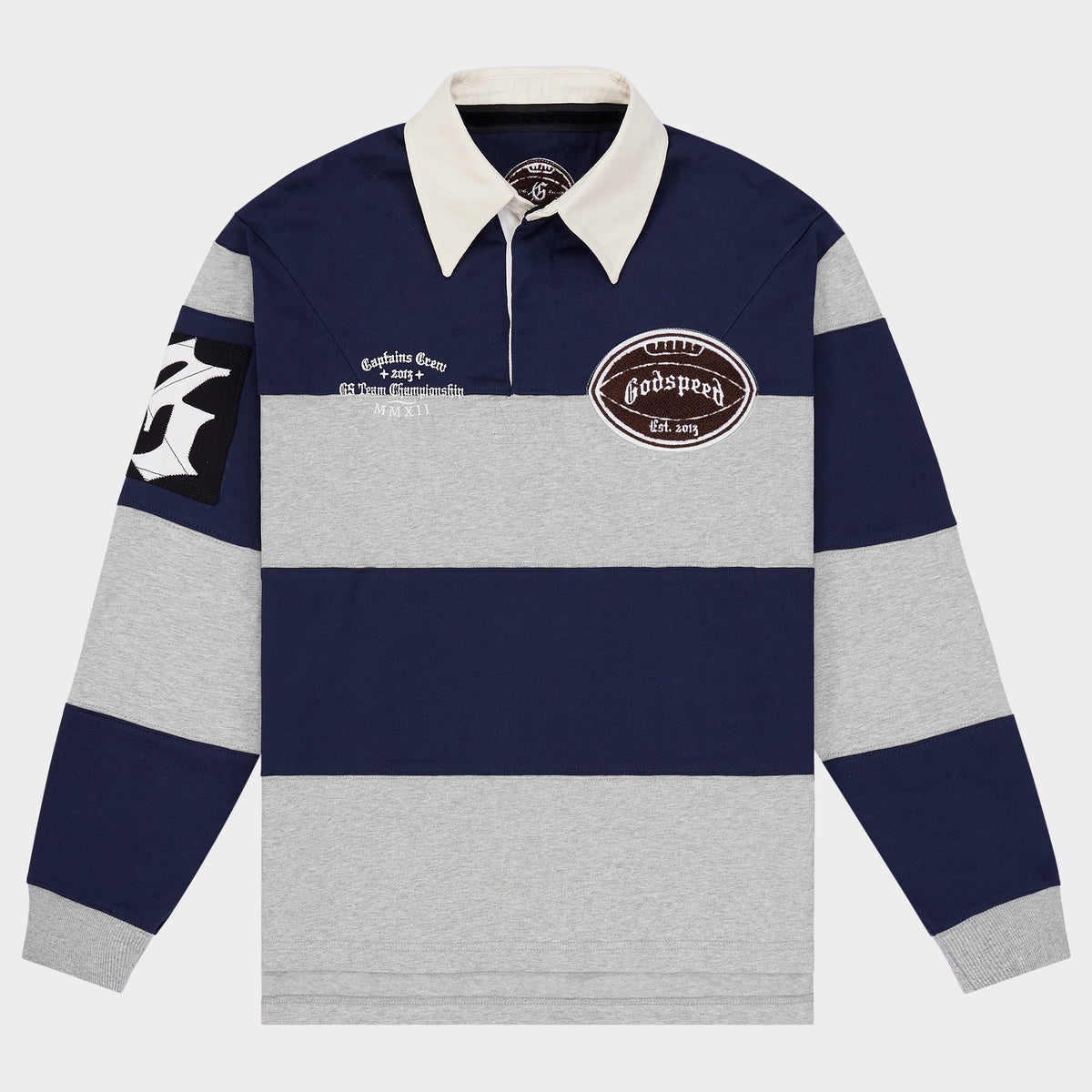 Godspeed Classic Field Rugby Shirt (Navy / Heather)