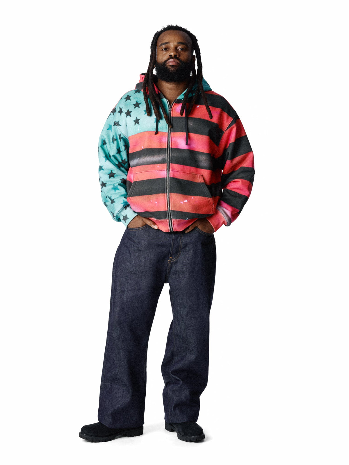 Denim Tears Spacebrat Flag Hoodie