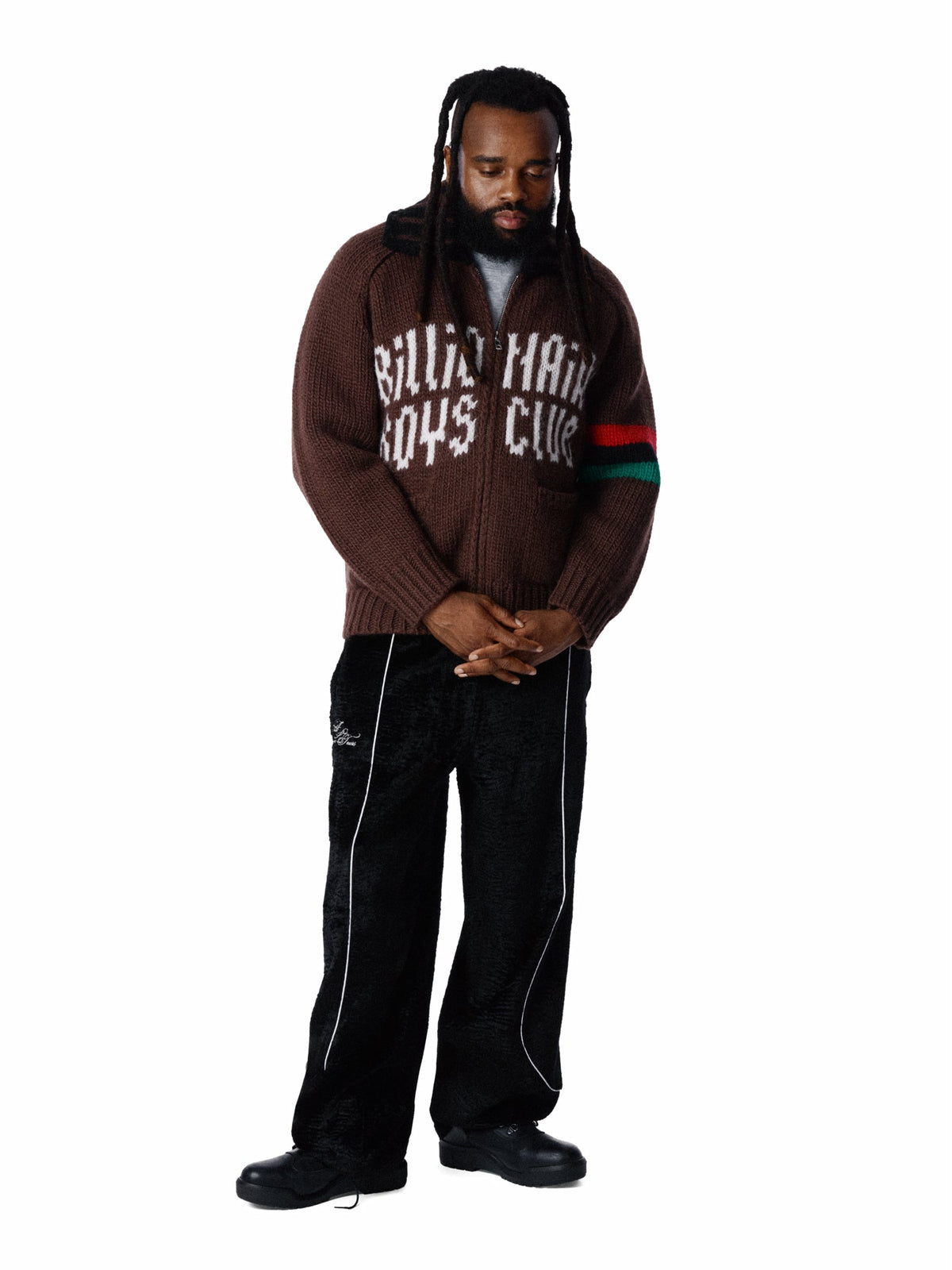 Denim Tears Billionaire Boys Club André Leon Talley Knit Zip Sweater