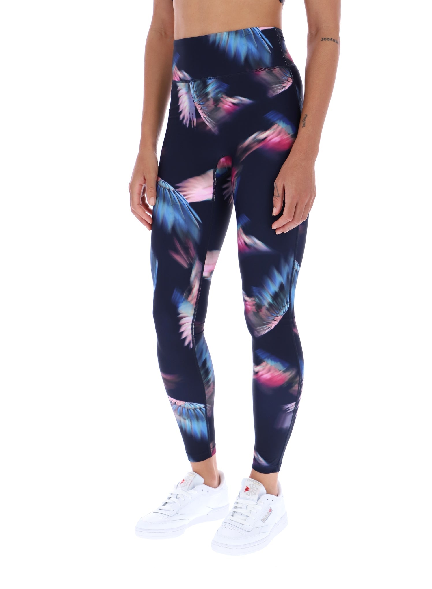 Ted Baker Dolly Feather Print Quick Dry Running Leggings Women's
