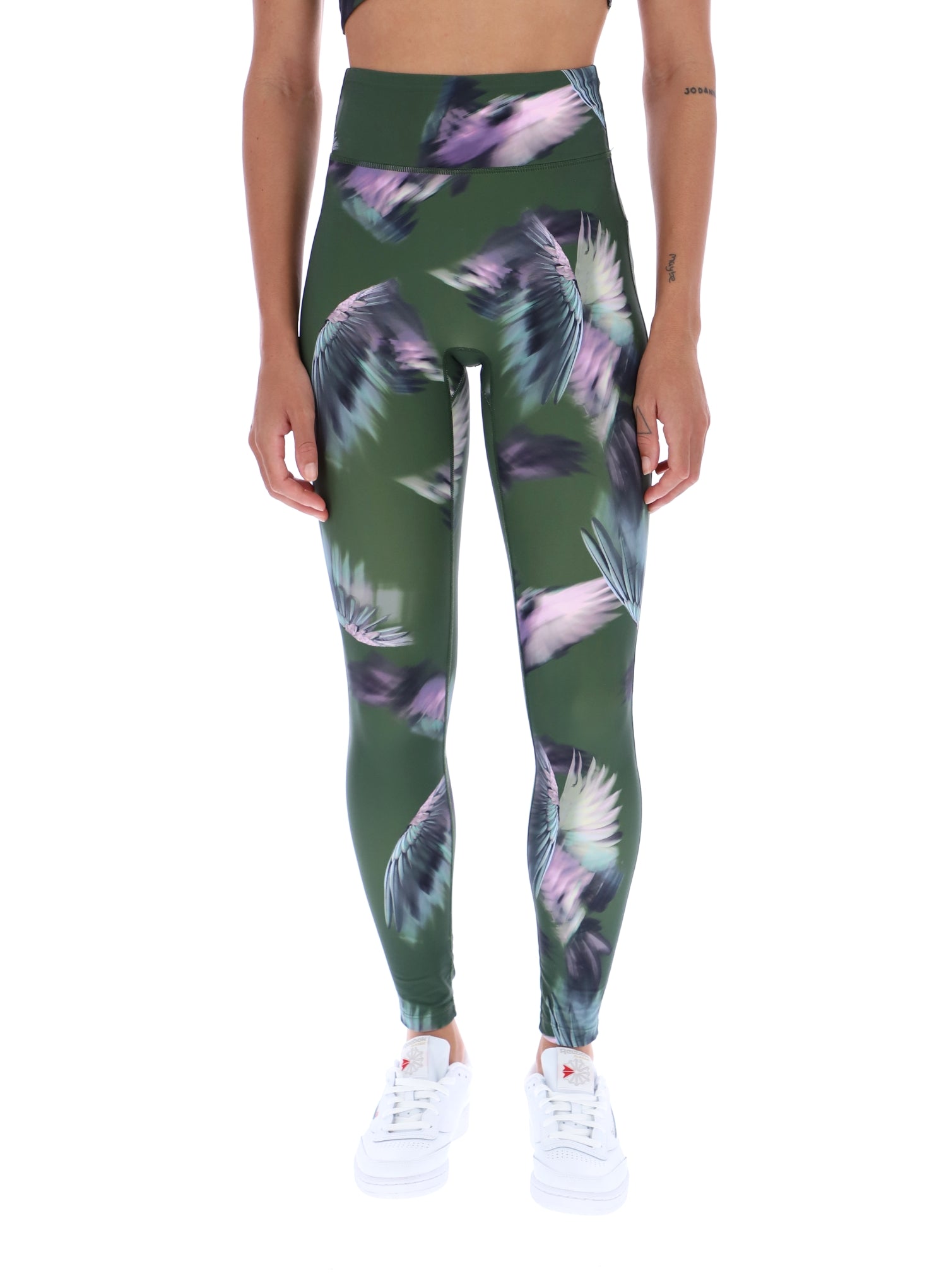Ted Baker Dolly Feather Print Quick Dry Running Leggings Women's