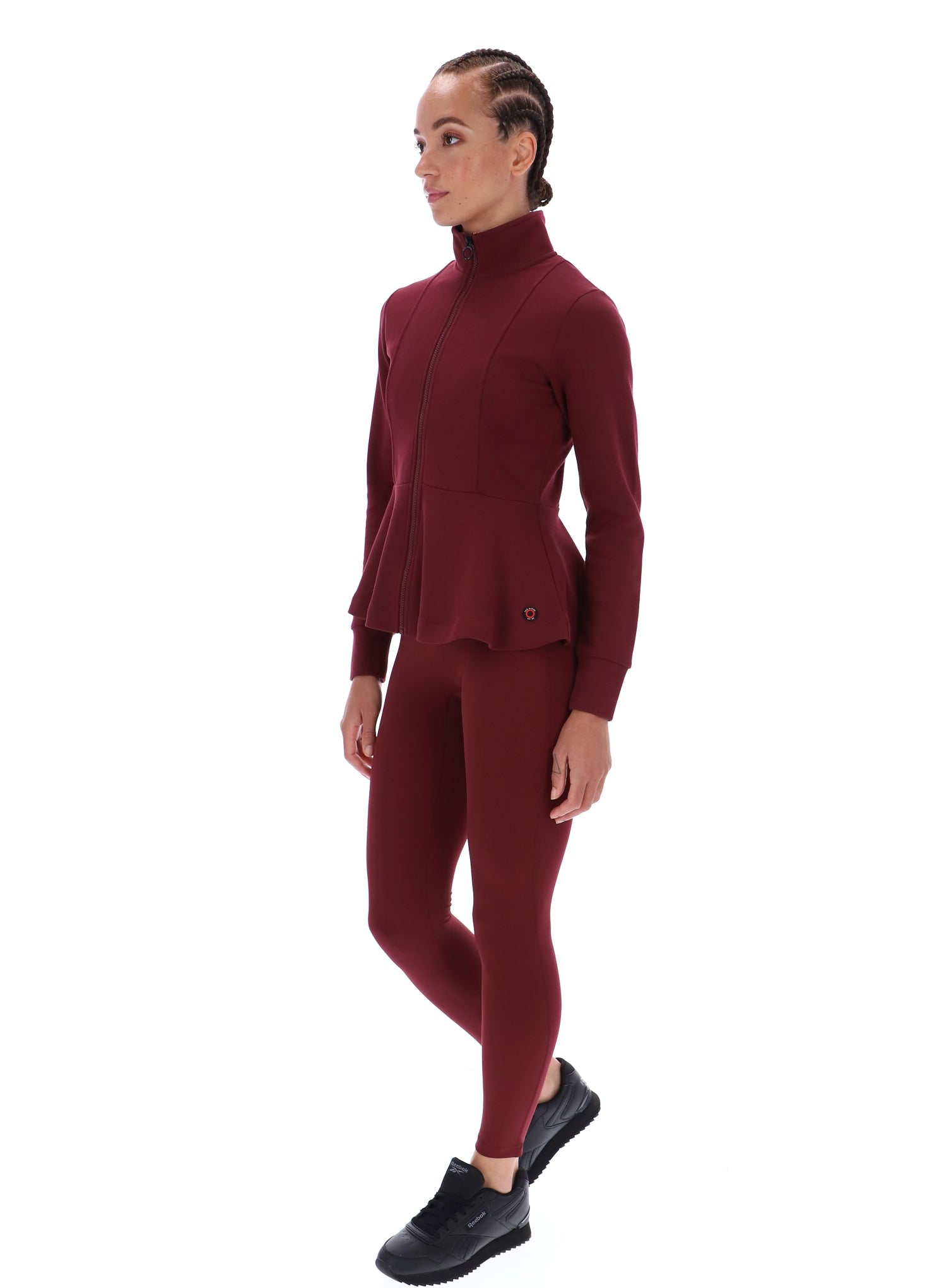 Ted Baker Donna Peplum Shape Zipup Active Jacket Women's