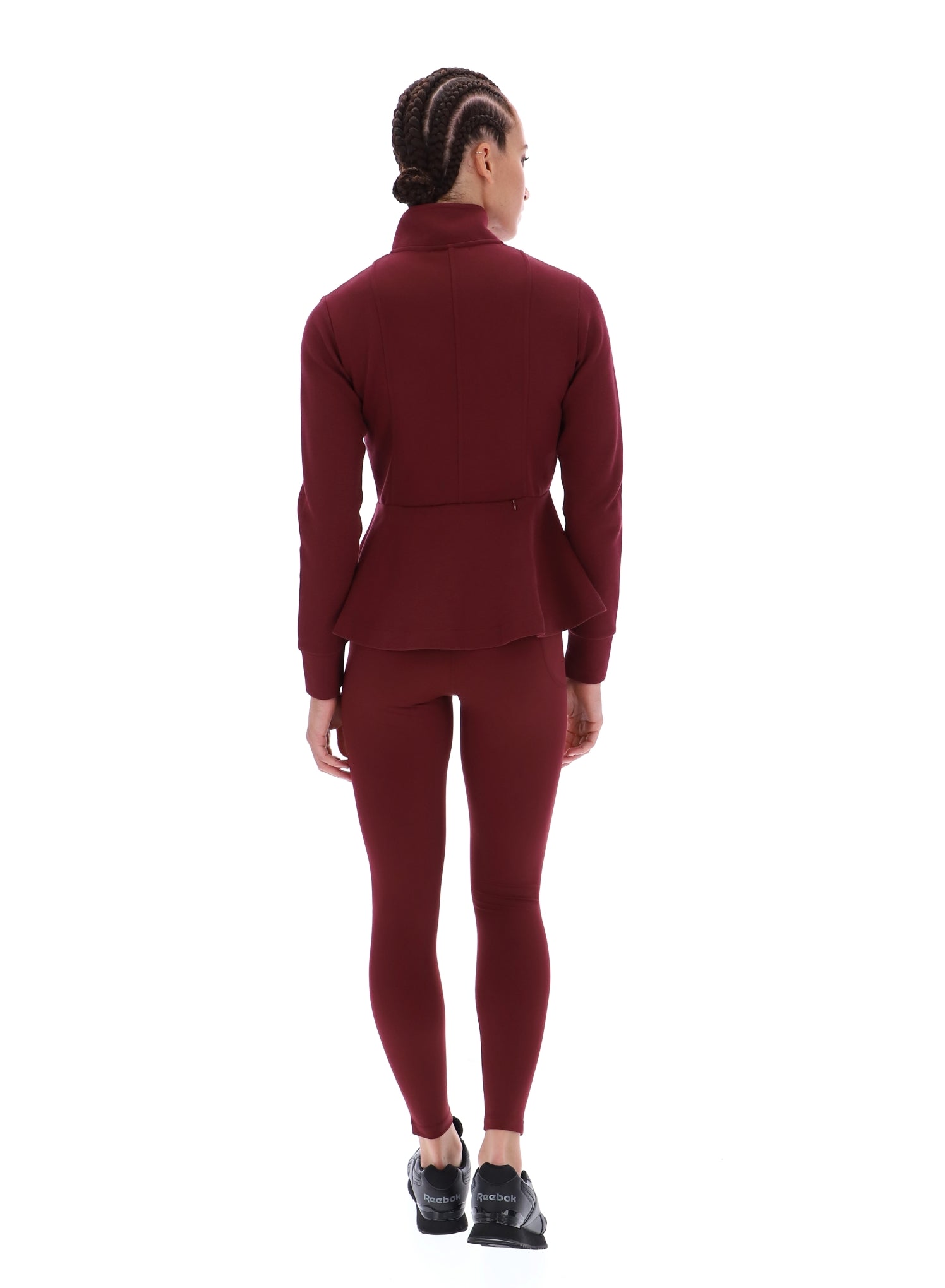 Ted Baker Donna Peplum Shape Zipup Active Jacket Women's