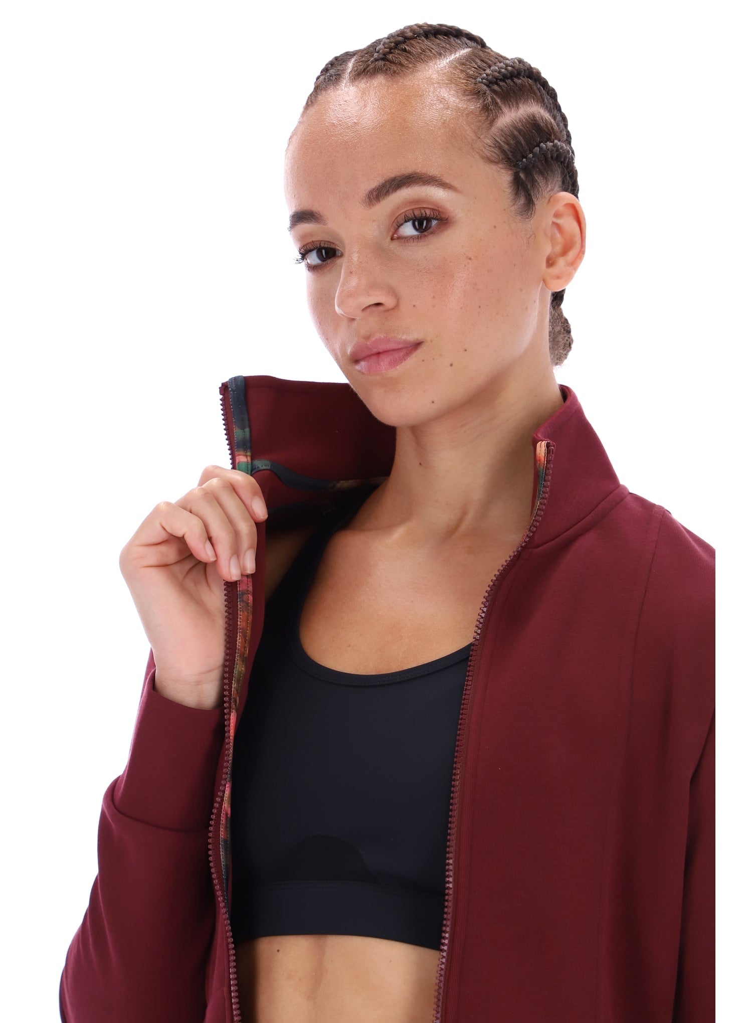 Ted Baker Donna Peplum Shape Zipup Active Jacket Women's