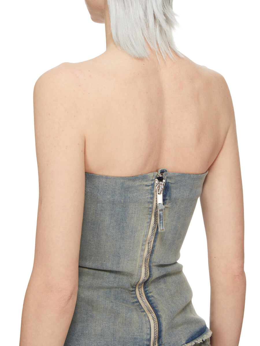 Rick Owens Splintered Bustier Top