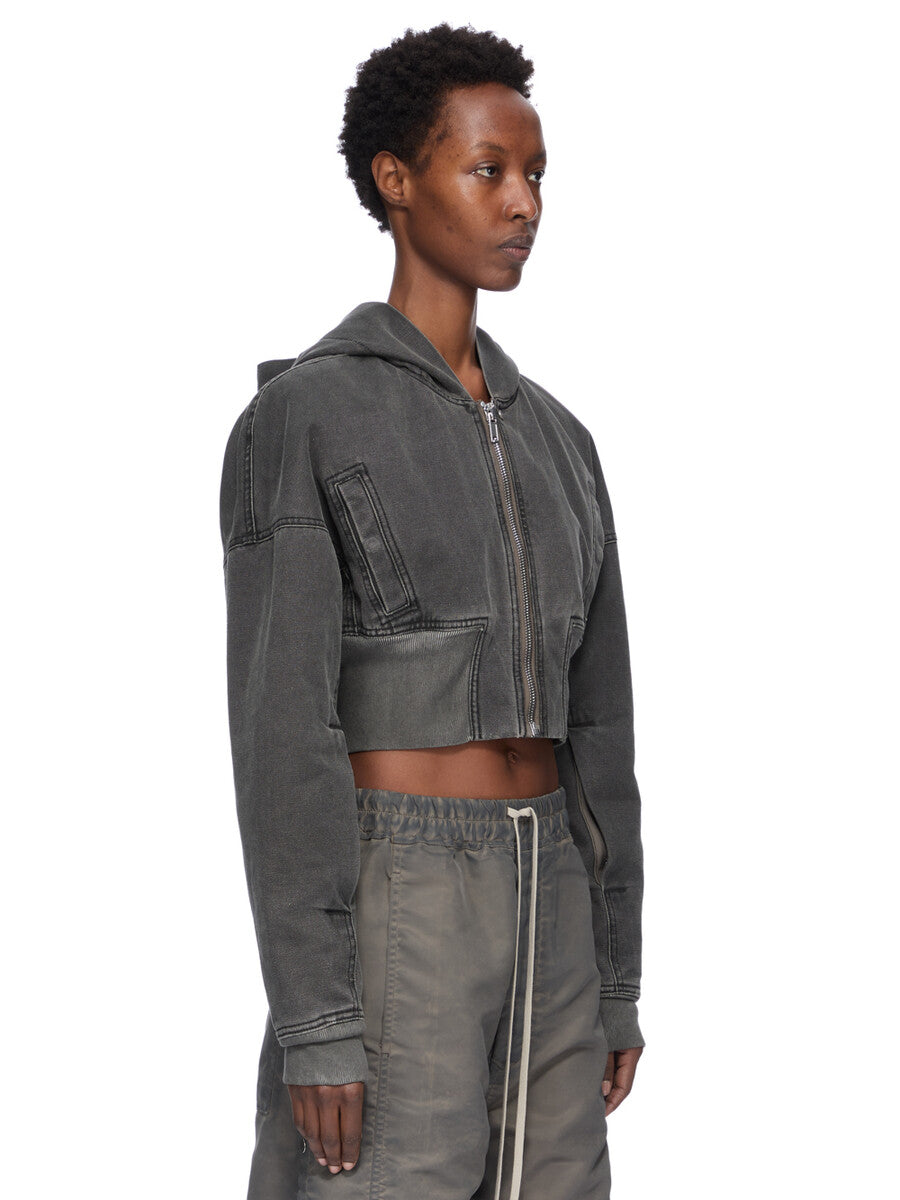 Rick Owens Hooded Cropped Flight