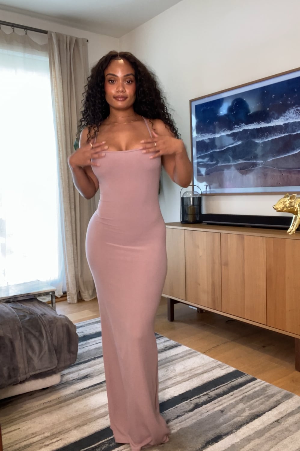 Fabletics Soft Rib Maxi Dress