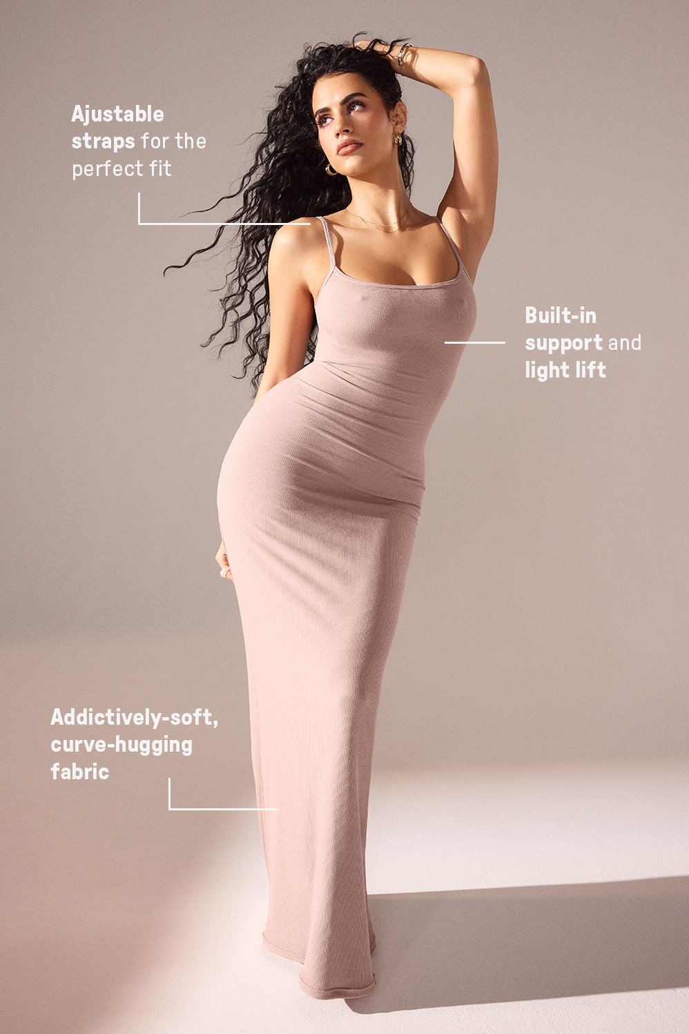 Fabletics Soft Rib Maxi Dress